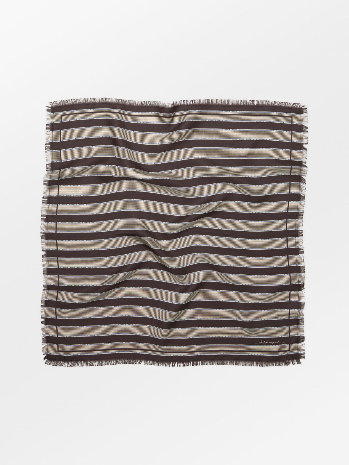 Becksöndergaard, Stribashi Sia Scarf - Hot Fudge Brown, onesize
