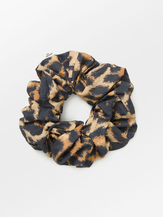 Becksöndergaard, Leopa Cotta Scrunchie - Black, accessories, accessories