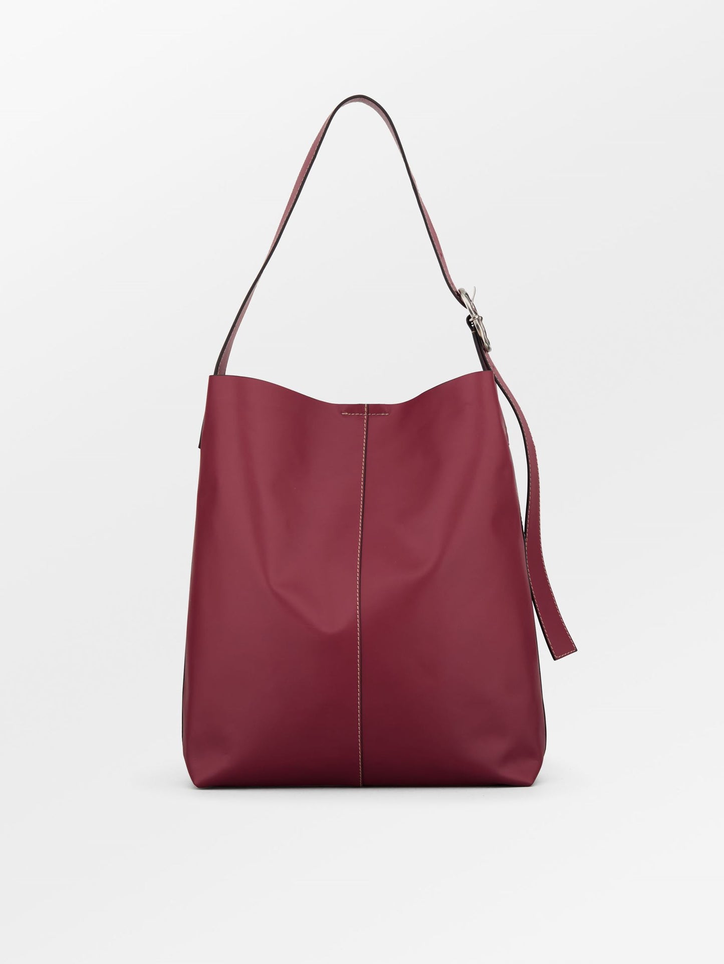 Becksöndergaard, Glossy Mae Buckle Bag - Tibetan Red, struct - slet produkter