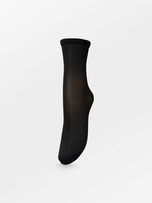 Dina Small Dots Glittersock - Black Socks Becksöndergaard.se