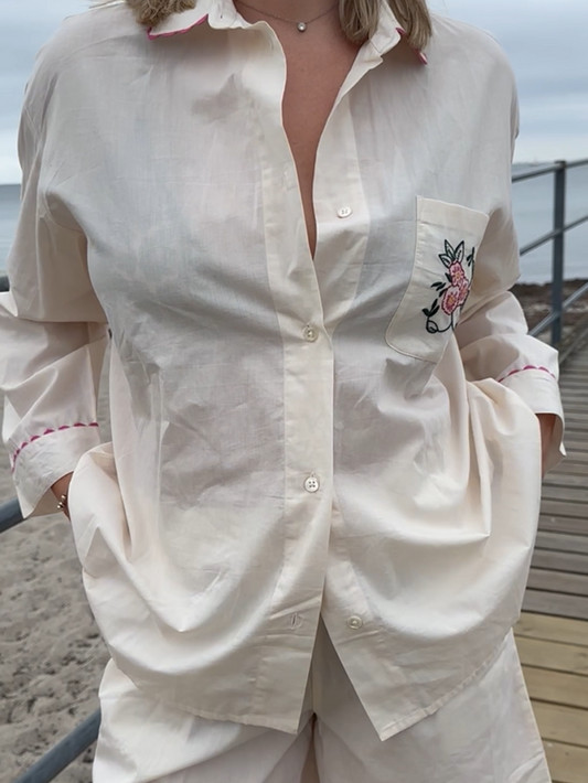 Scallop Efloria Pyjamas Shirt Clothing Becksöndergaard.se