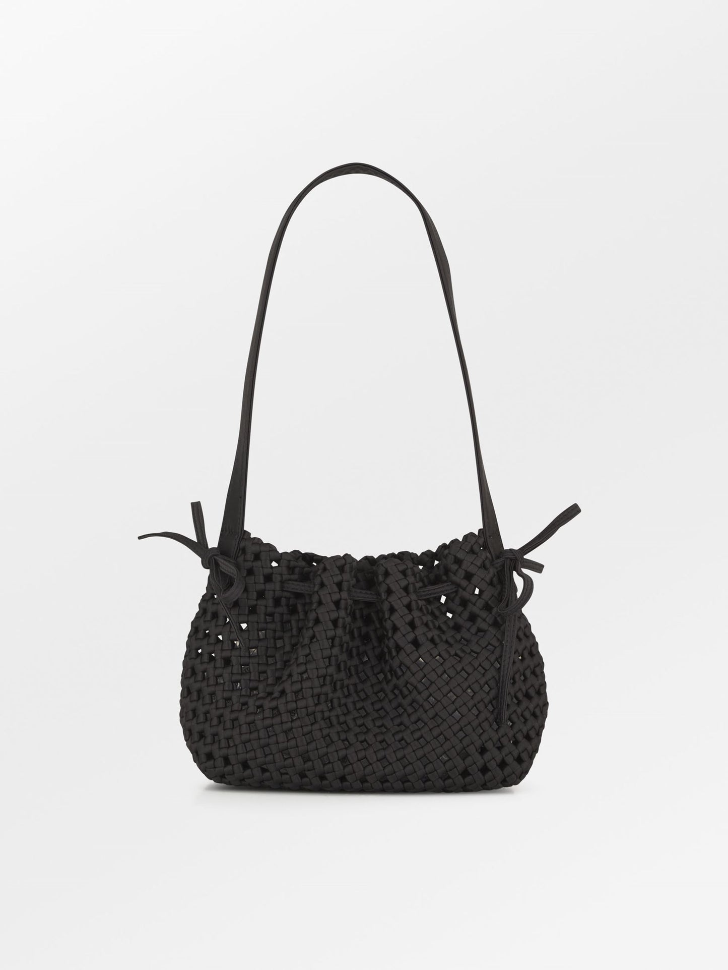 Becksöndergaard, Braided Satin Brea Bag - Black, bags, bags