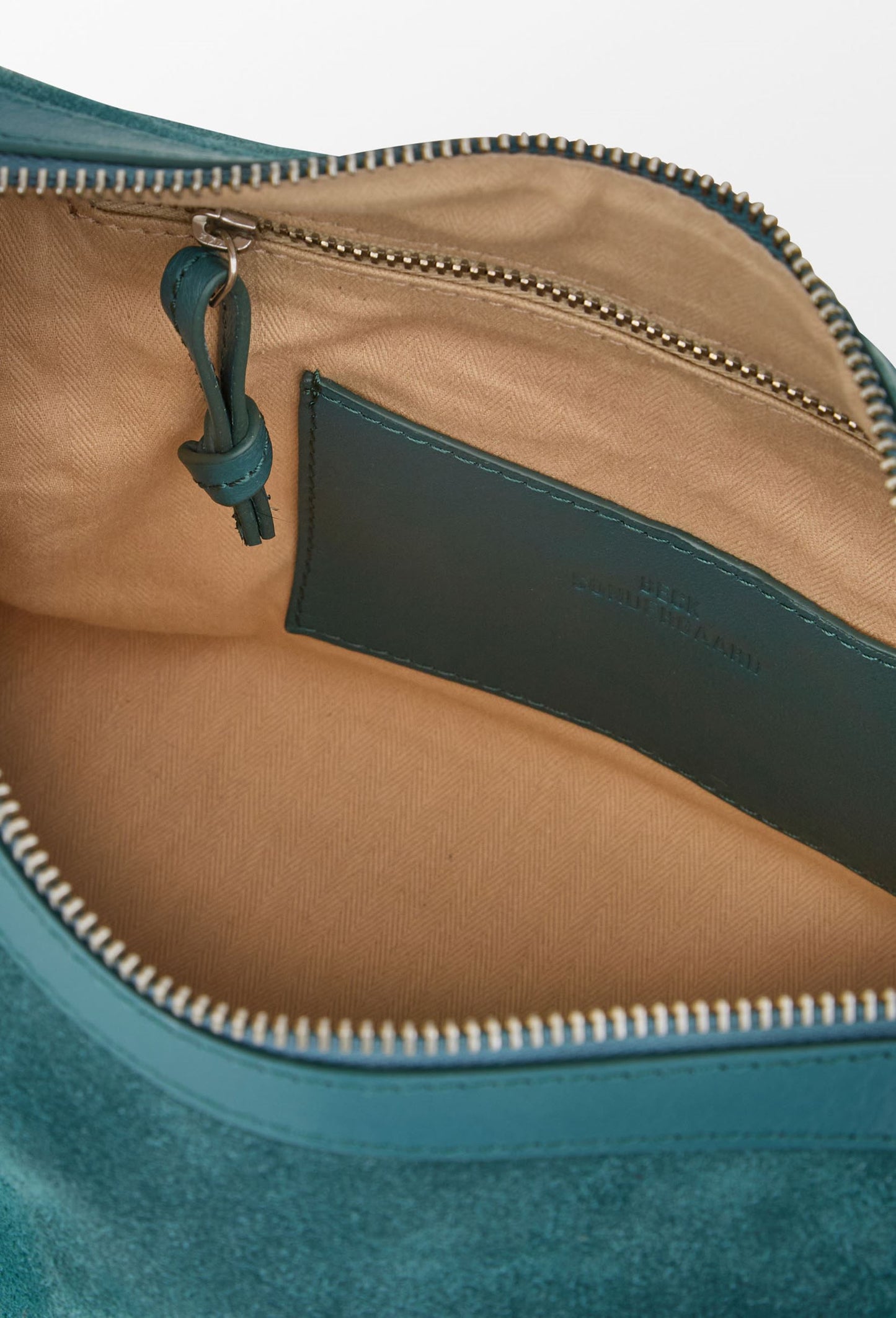 Becksöndergaard, Suede Ginni Medium Bag - Mediteal Green, bags, bags, bags, bags