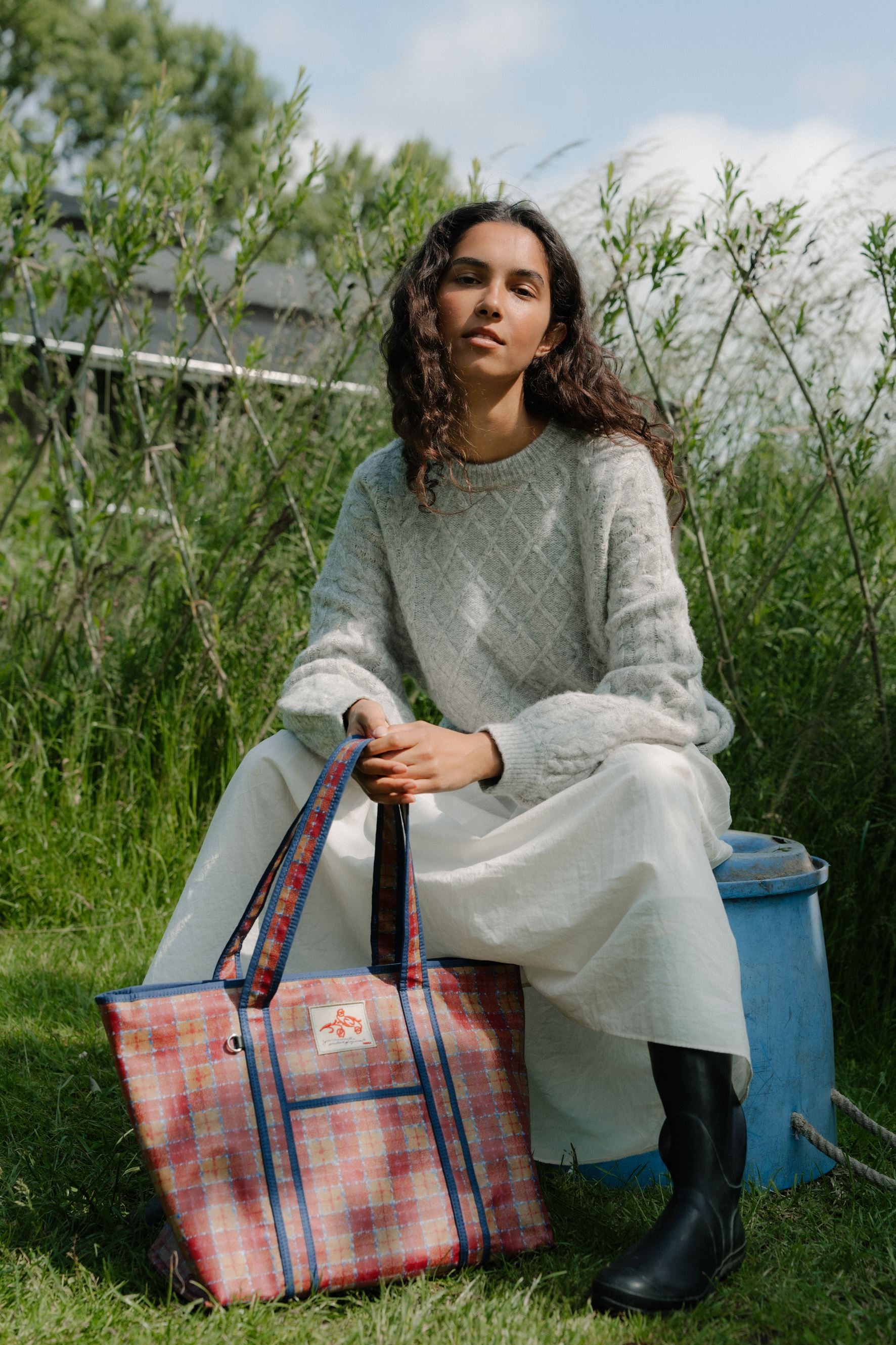 Checky Coated Aubrey Bag OneSize Becksöndergaard.se