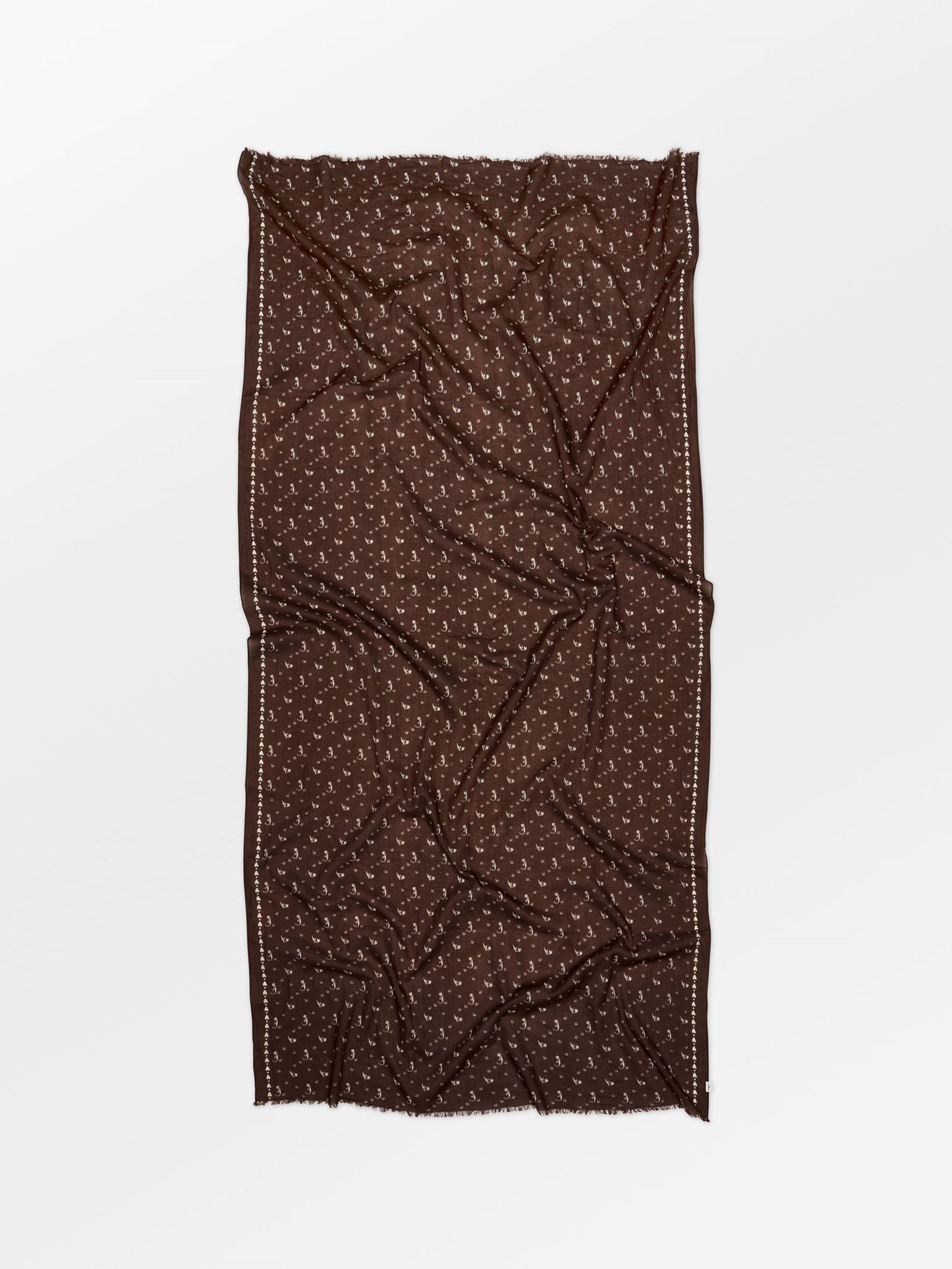 Becksöndergaard, Tulipa Long Cotta Scarf - Hot Fudge Brown, scarves, sale, sale, scarves