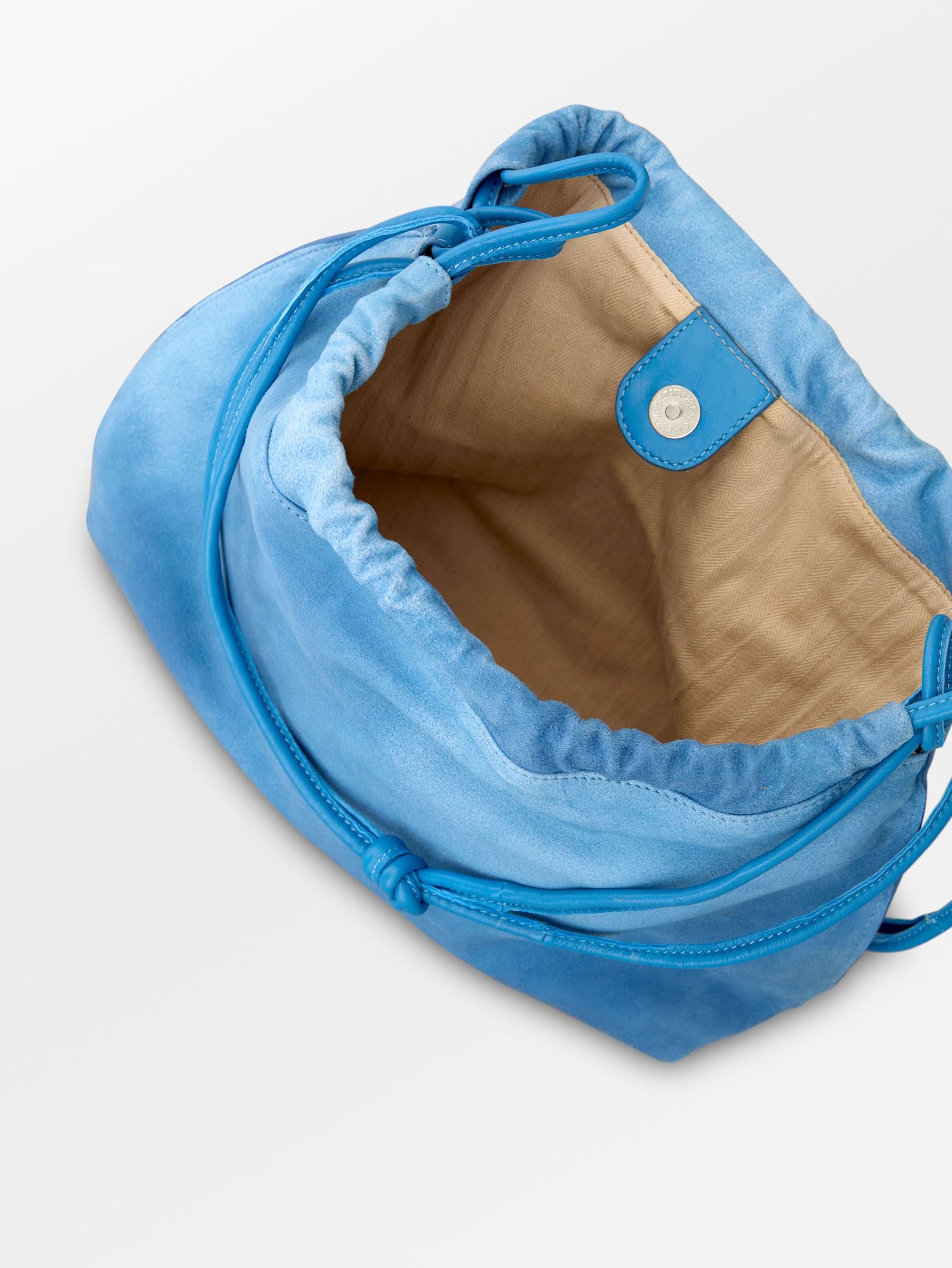 Suede Giana Bag - Blue OneSize Becksöndergaard.se