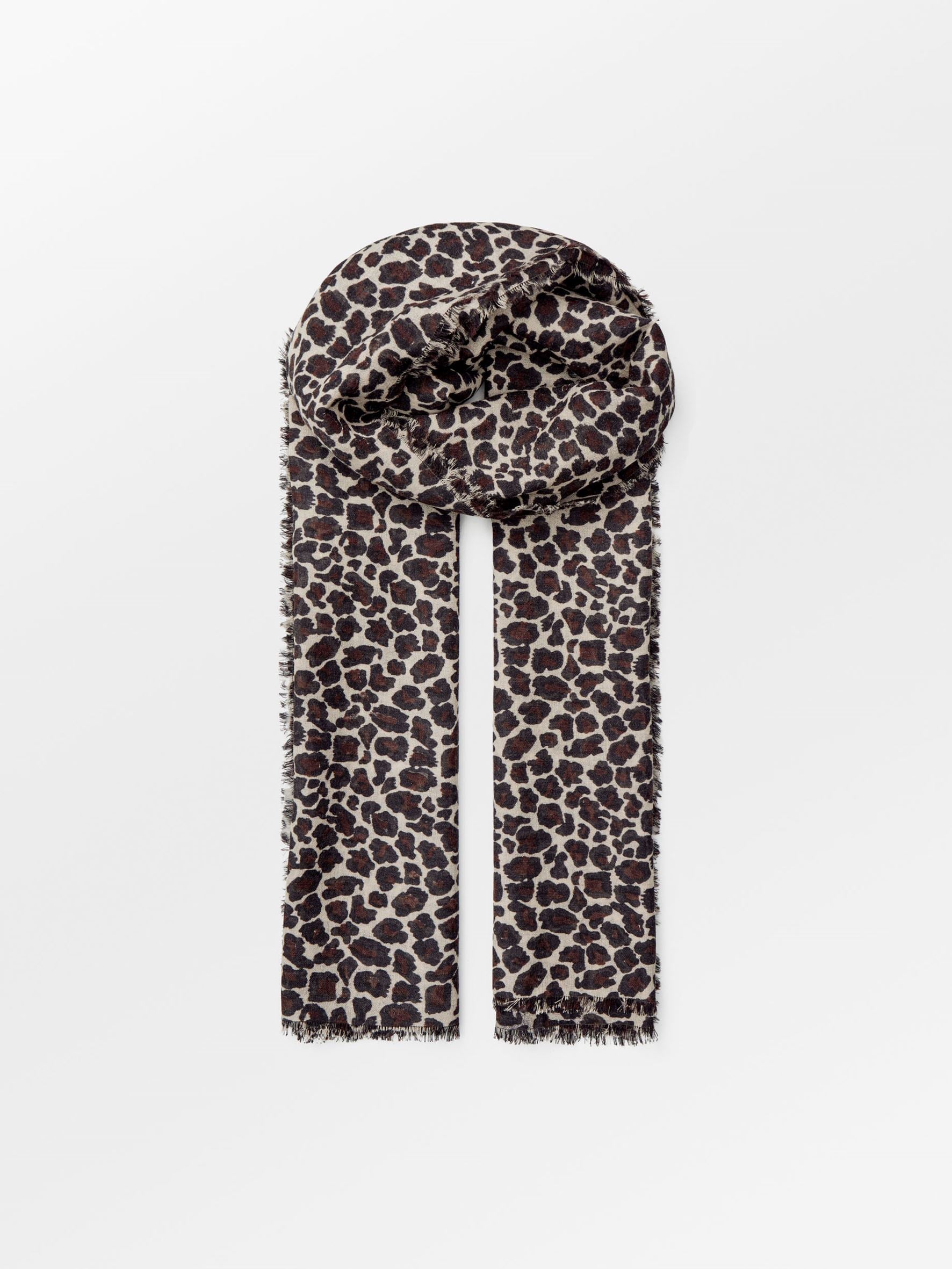 Becksöndergaard, Leopa Woo Scarf - Light Grey, scarves, scarves