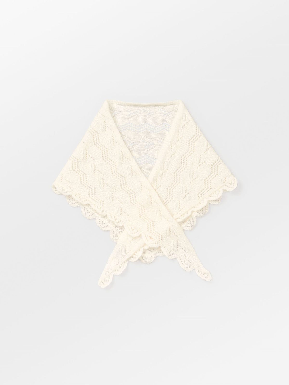 Becksöndergaard, Opany Triangle Scarf - Birch White, scarves, winter accessories, winter accessories, scarves, scarves