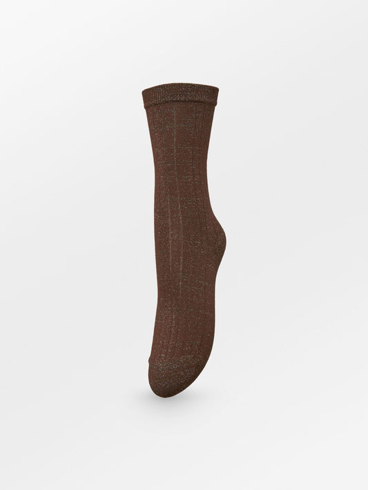 Rib Glitter Sock Socks Becksöndergaard.se