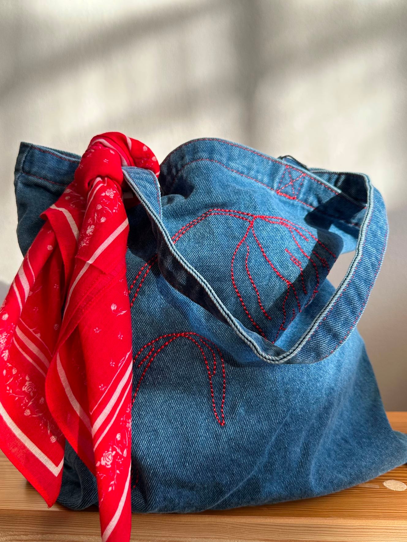 Tulipa Denima Tote Bag OneSize Becksöndergaard.se