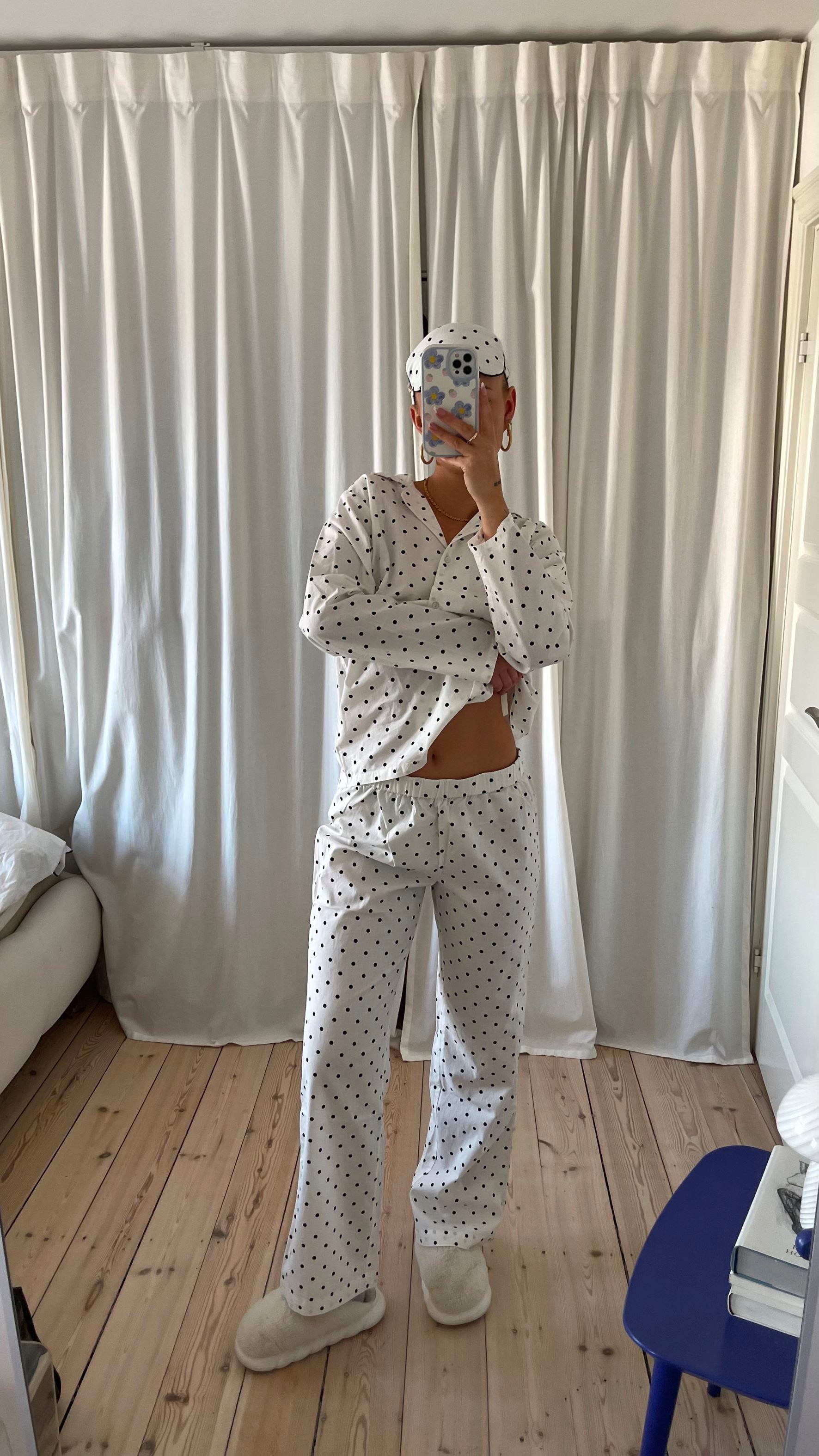 Dot Pyjamas Set - Maritime Blue Clothing Becksöndergaard.se