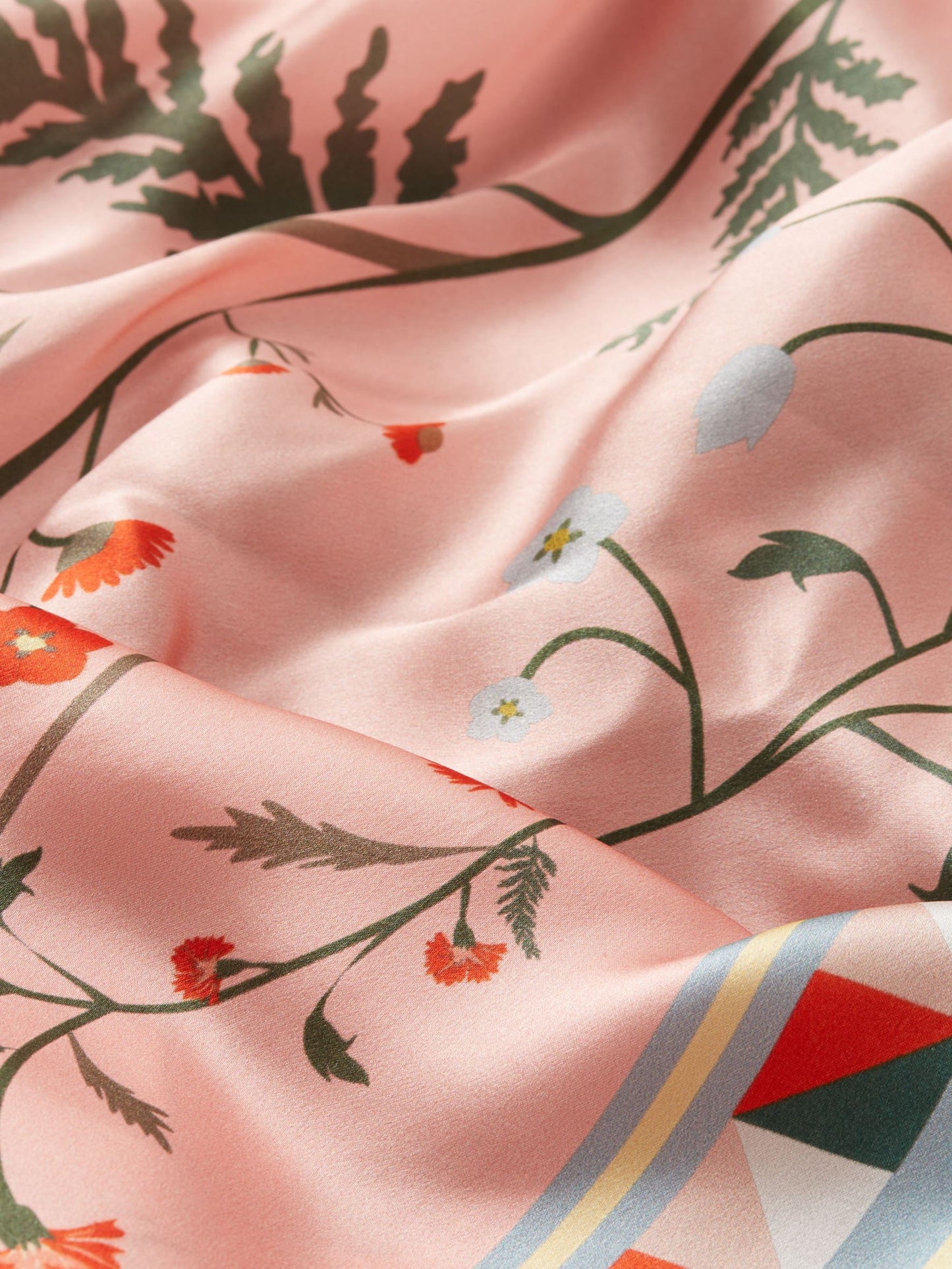Becksöndergaard, Floretza Sia Scarf - Dusty Pink, struct - slet produkter