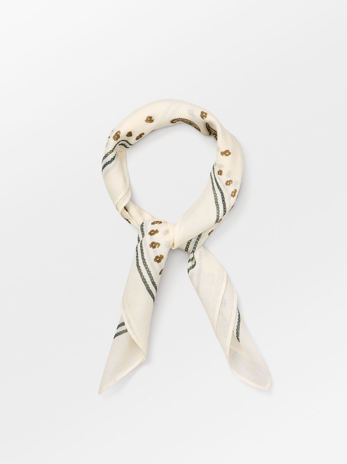 Bloom Paisley Cotta Scarf OneSize Becksöndergaard.se