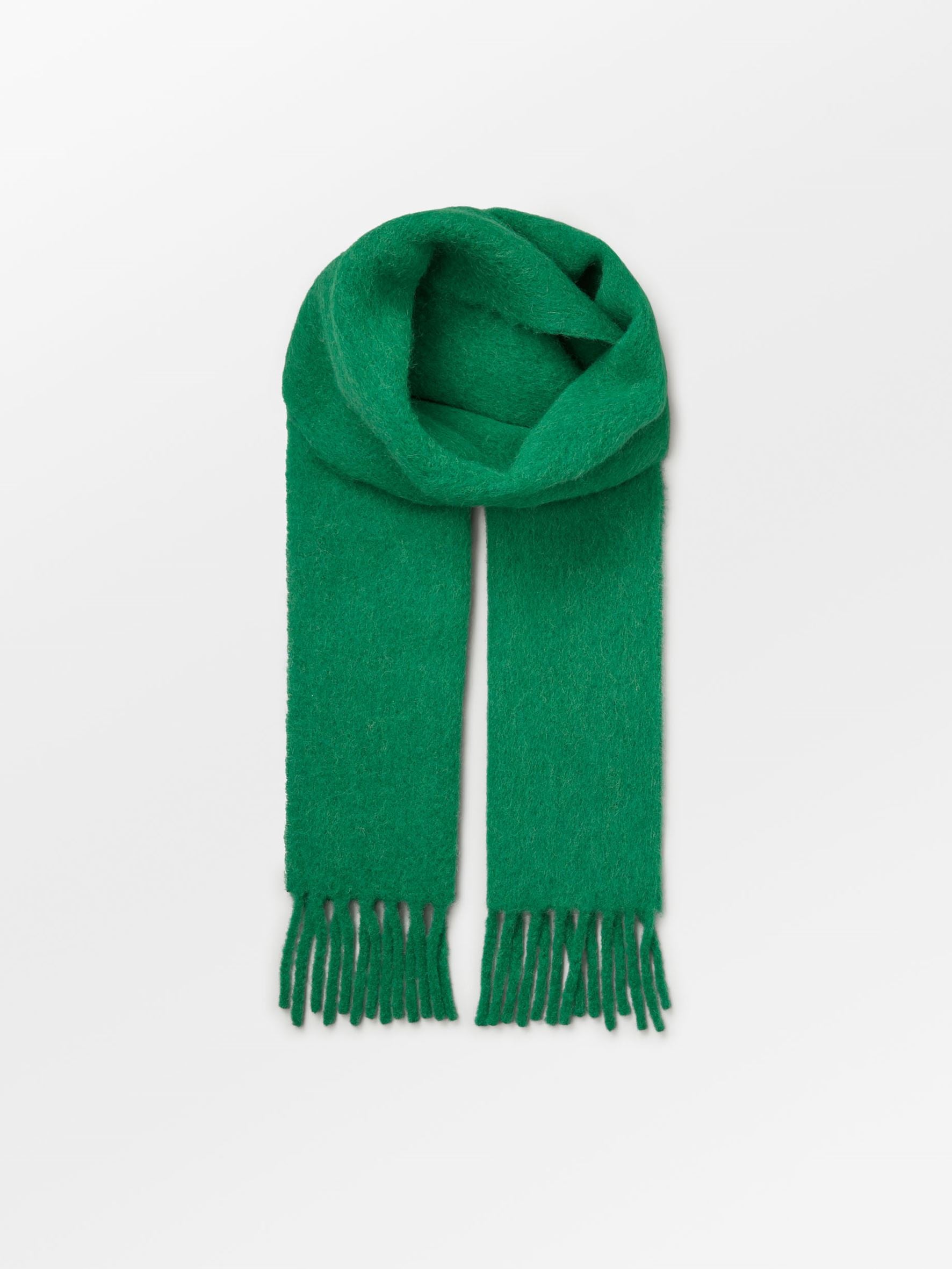 Solid Yuta Scarf - Green OneSize Becksöndergaard.se