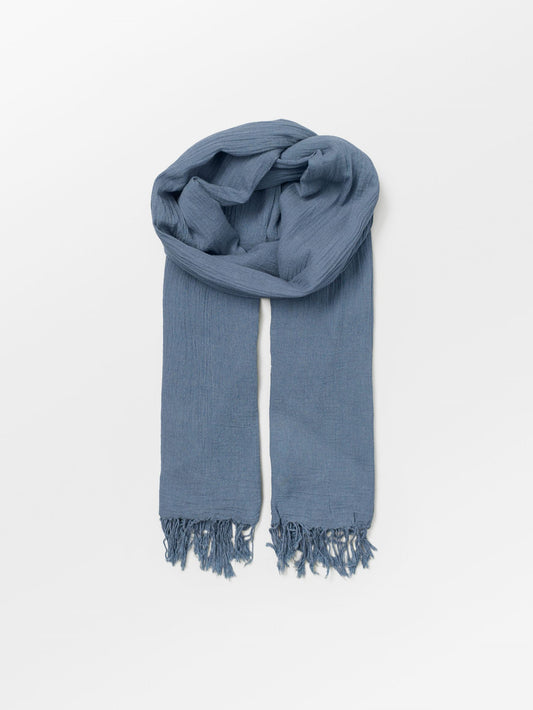 Solid Ilona Scarf - Light Blue OneSize Becksöndergaard.se