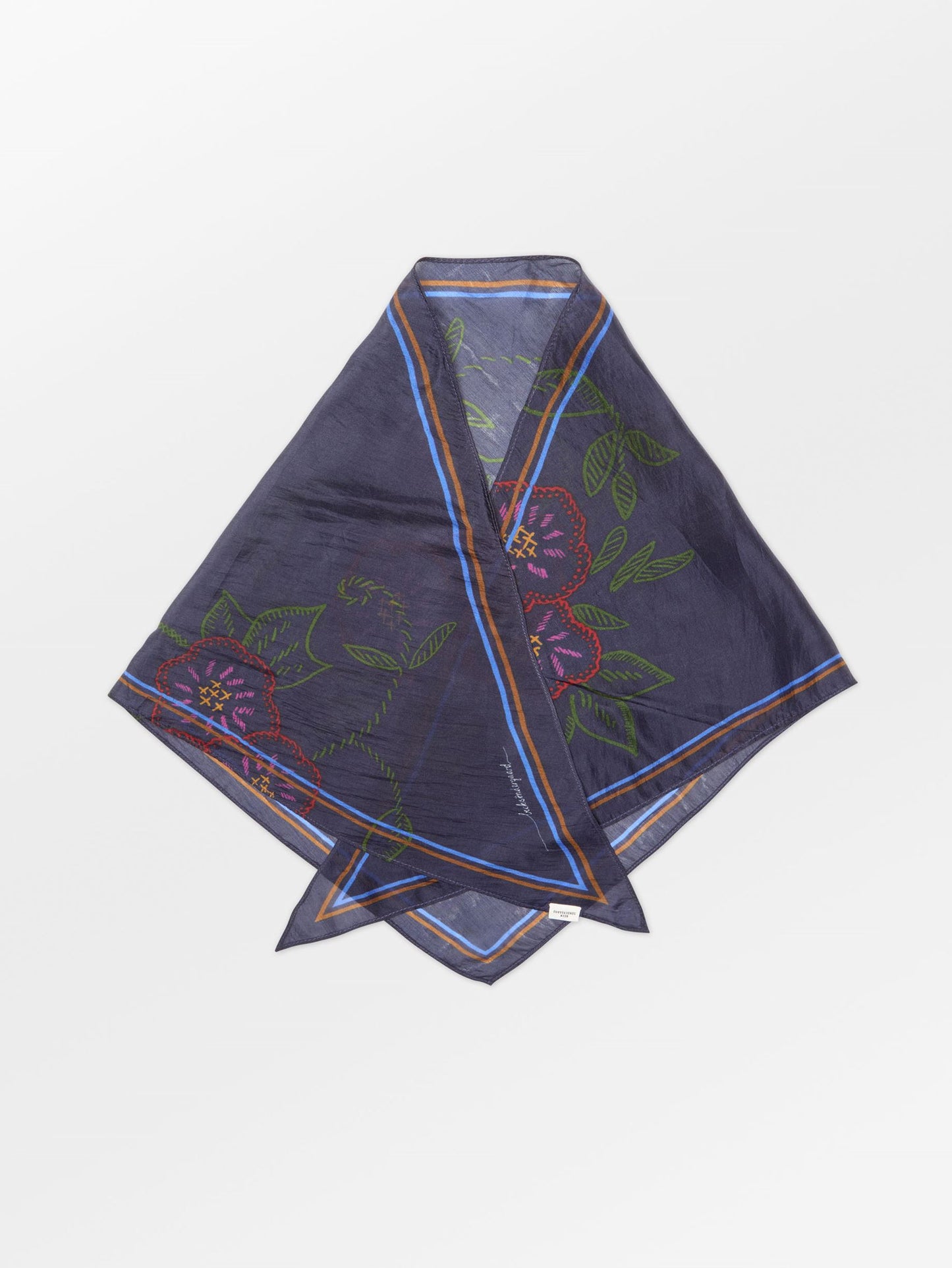 Becksöndergaard, Efloria Triangle Taby Scarf - Naval Academy Blue, scarves, scarves