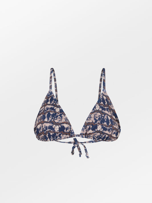 Becksöndergaard, Tinea Tiedye Bella Bikini Top - Mocha Brown, swimwear, swimwear, swimwear, swimwear, swimwear
