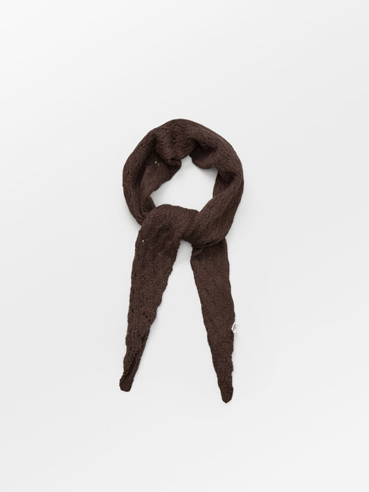 Becksöndergaard, Woona Opalia Scarf - Hot Fudge Brown, scarves, scarves, scarves, gifts, black week, black week