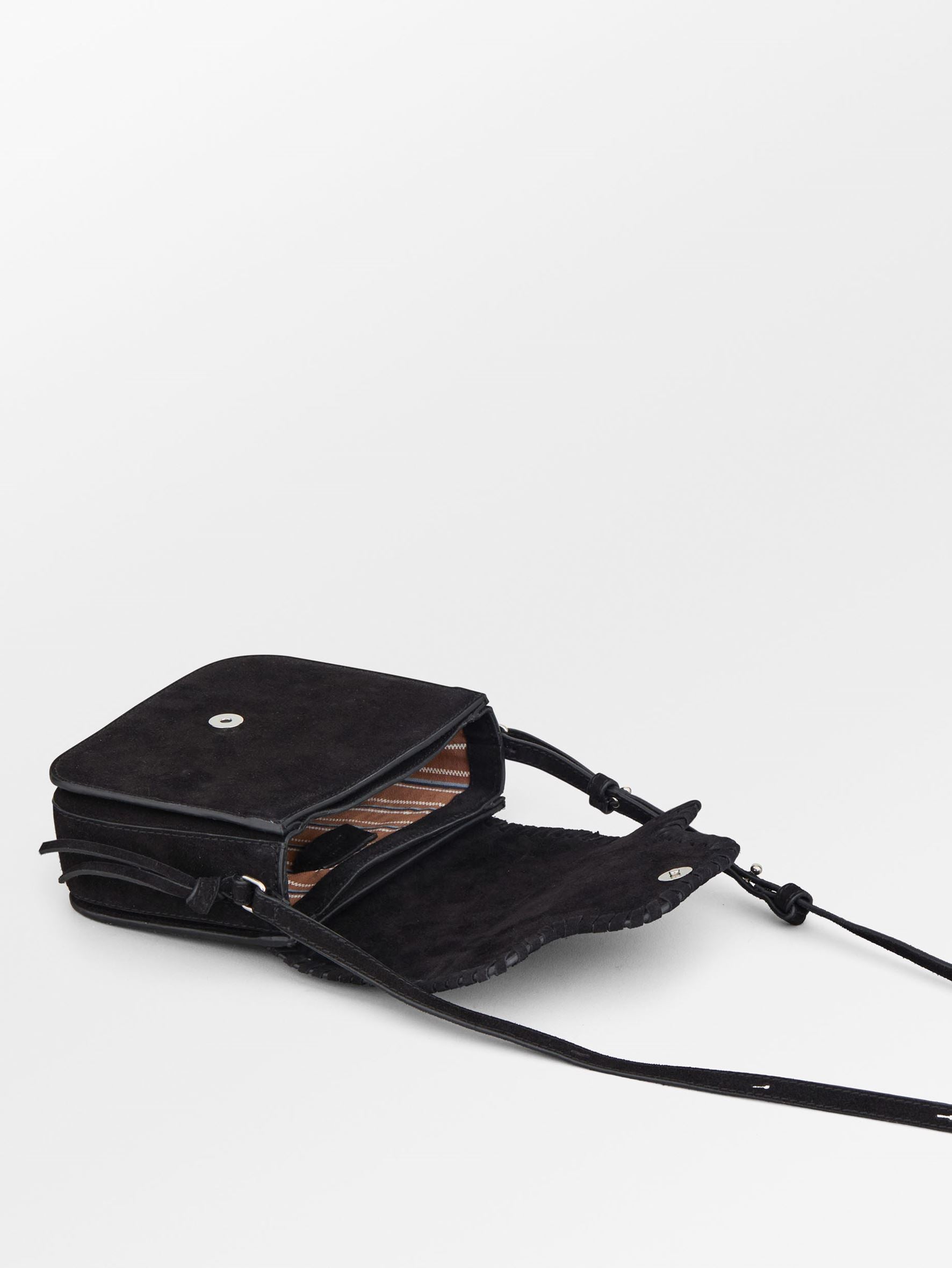 Suede Veg Iris Braid Bag OneSize Becksöndergaard.se