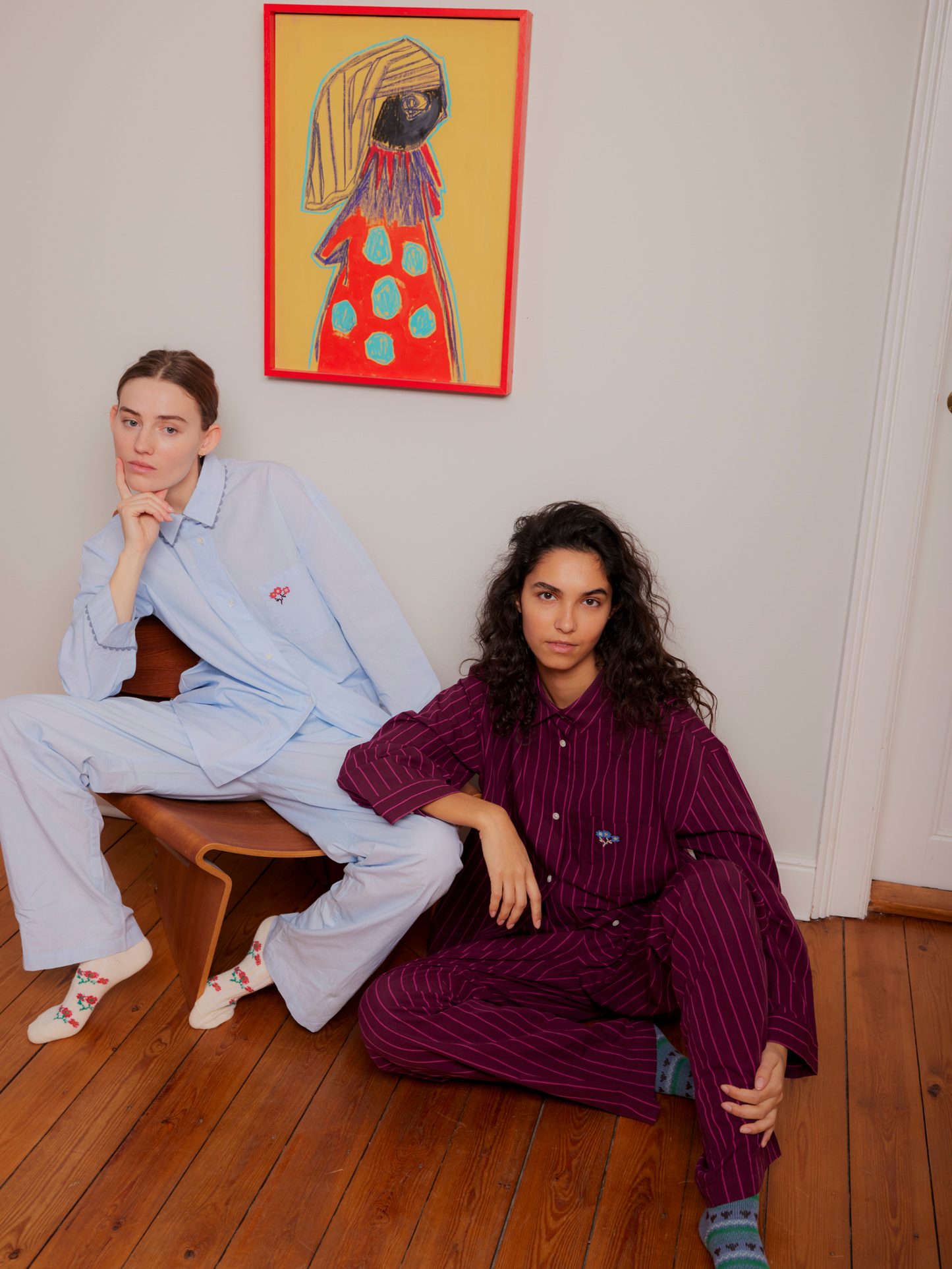 Scallop Flotile Pyjamas Shirt Clothing Becksöndergaard.se