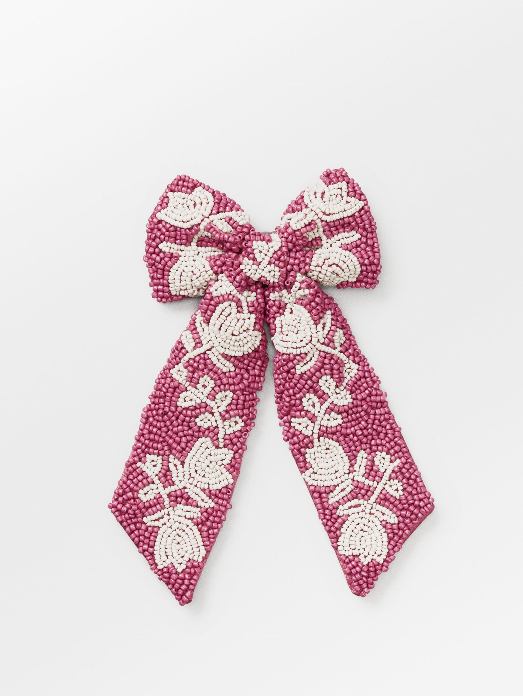 Dotted Flora Beaded Bow Clip OneSize Becksöndergaard.se