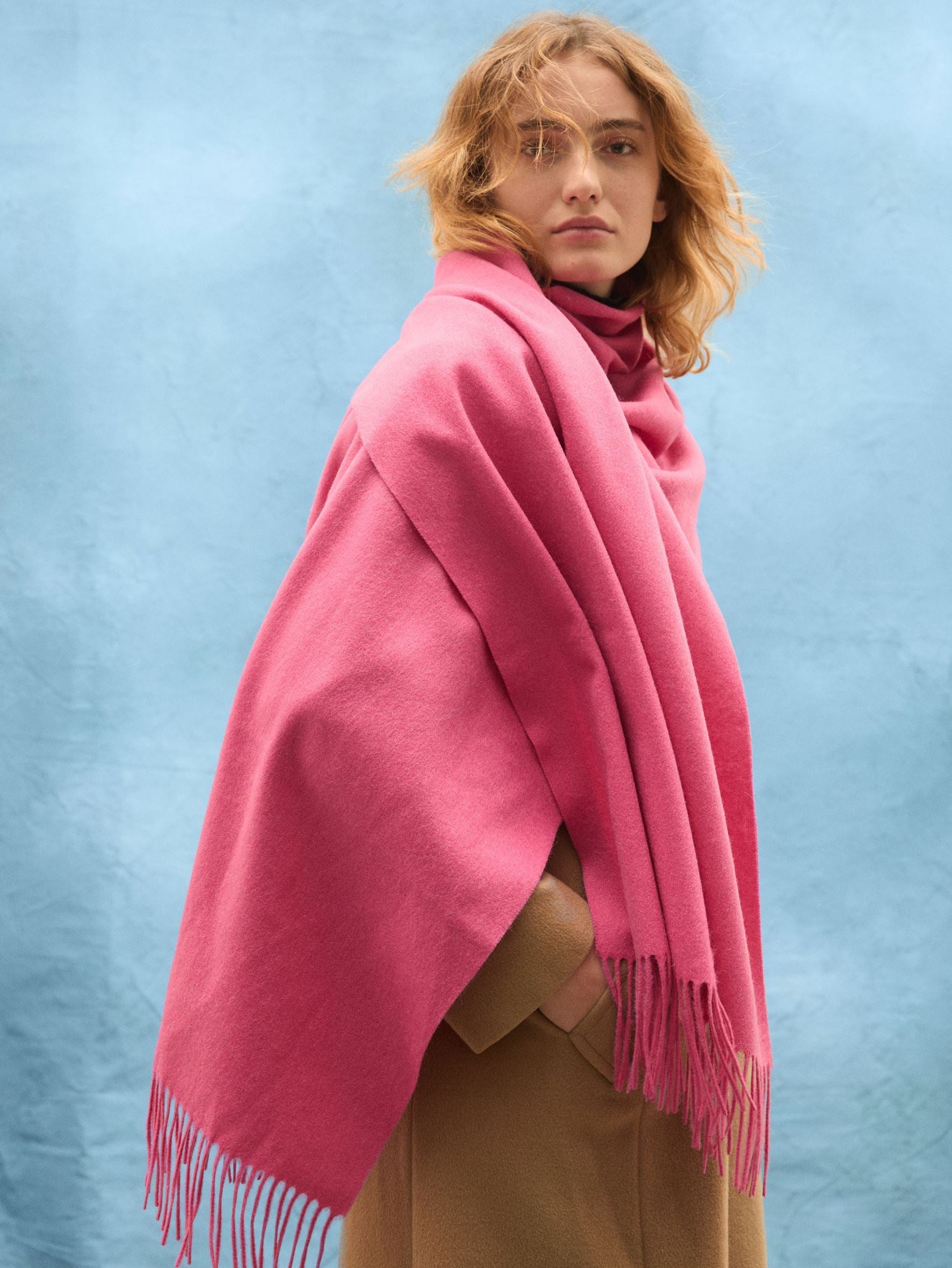 Becksöndergaard, Crystal Edition Scarf - Pink, scarves, archive, scarves, archive, scarves, winter accessories, winter accessories, noos, black week, black week, noos