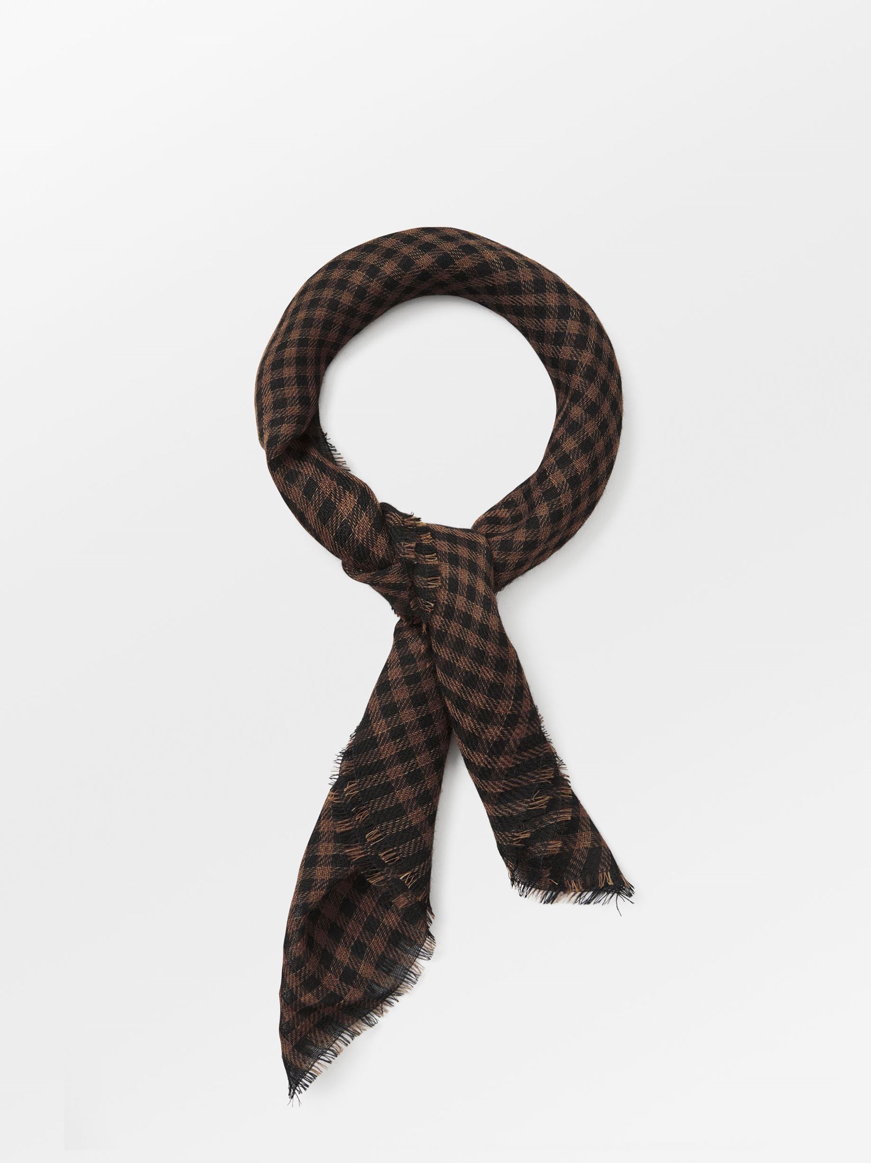 Gingham Wica Scarf OneSize Becksöndergaard.se