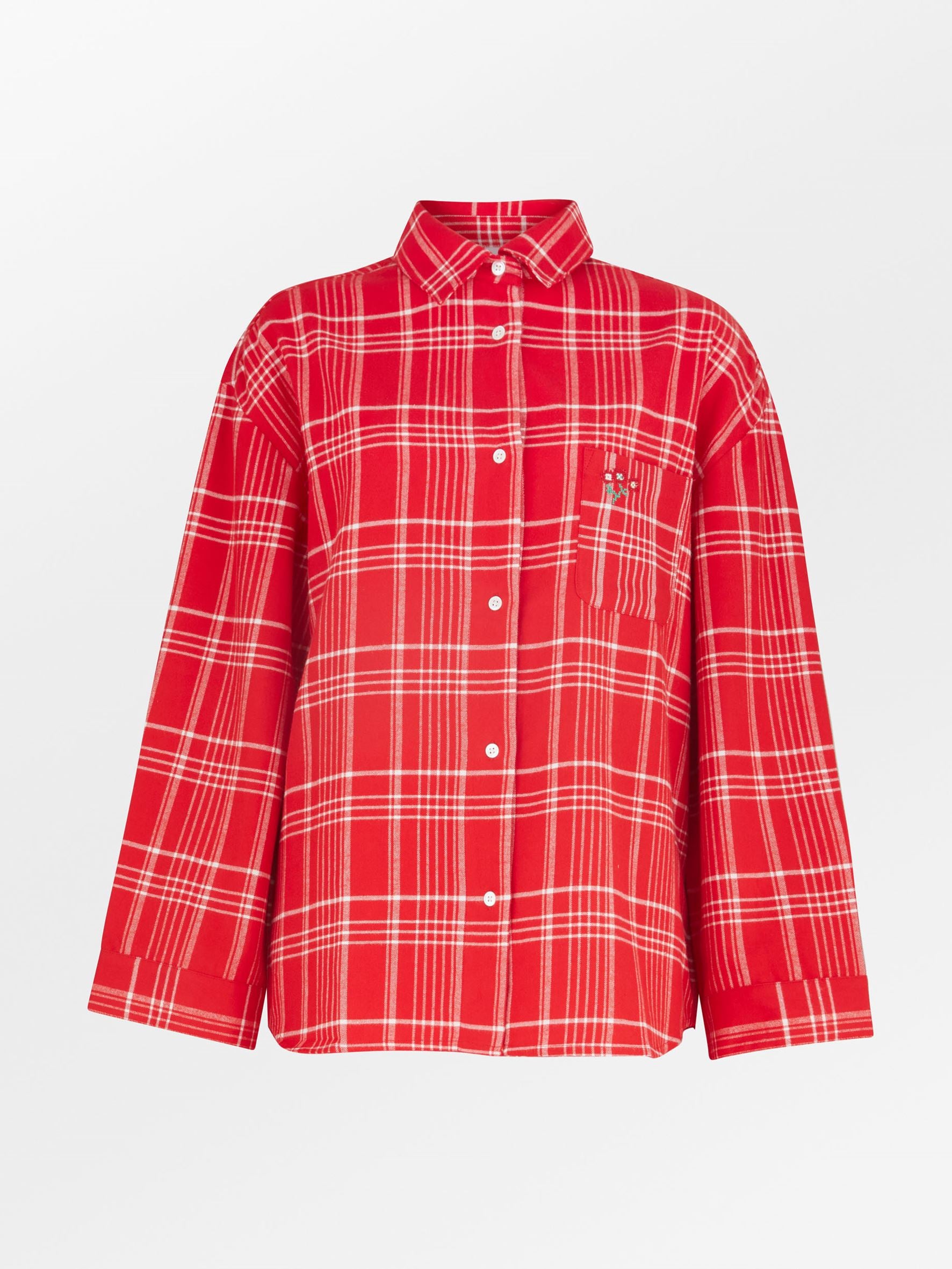 Flannel Grid Pyjamas Shirt Clothing Becksöndergaard.se