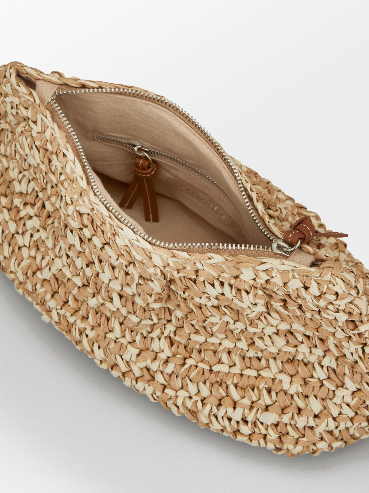 Becksöndergaard, Paper Straw Small Clutch Bag - Nature, onesize