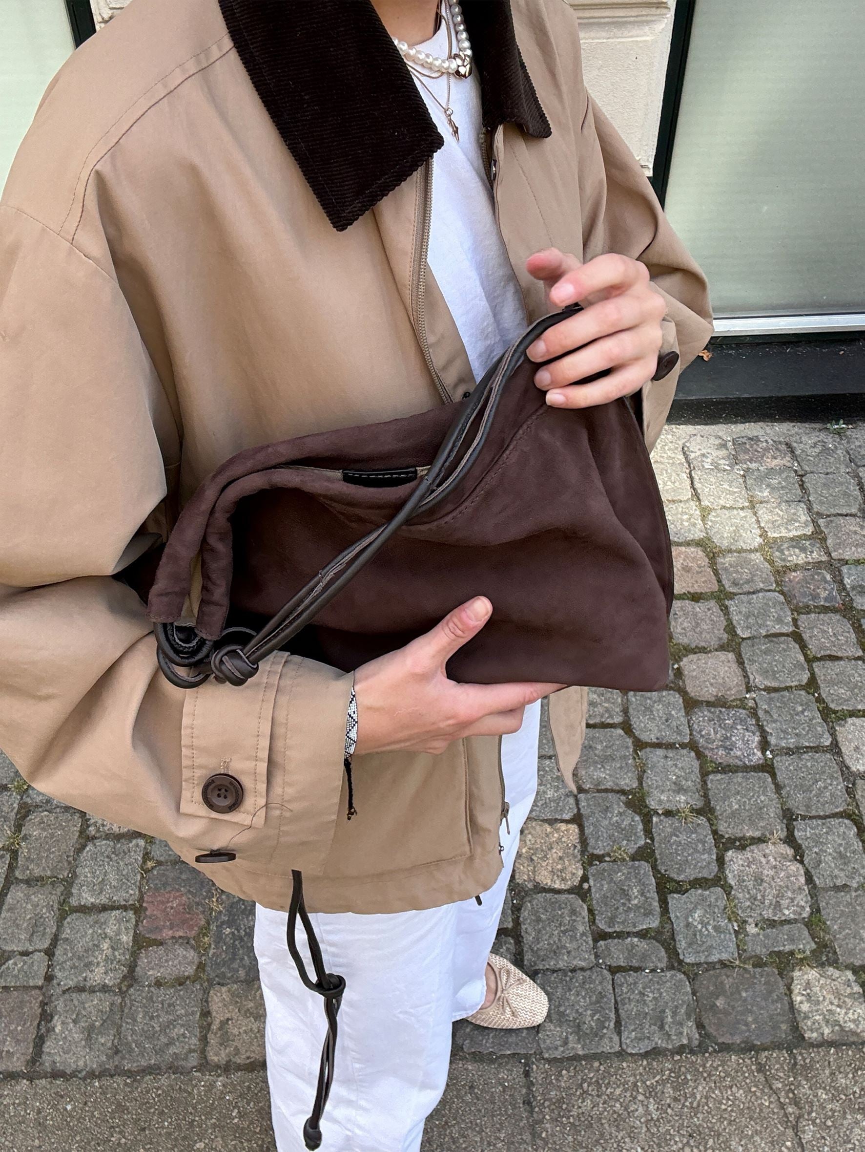 Suede Giana Bag OneSize Becksöndergaard.se