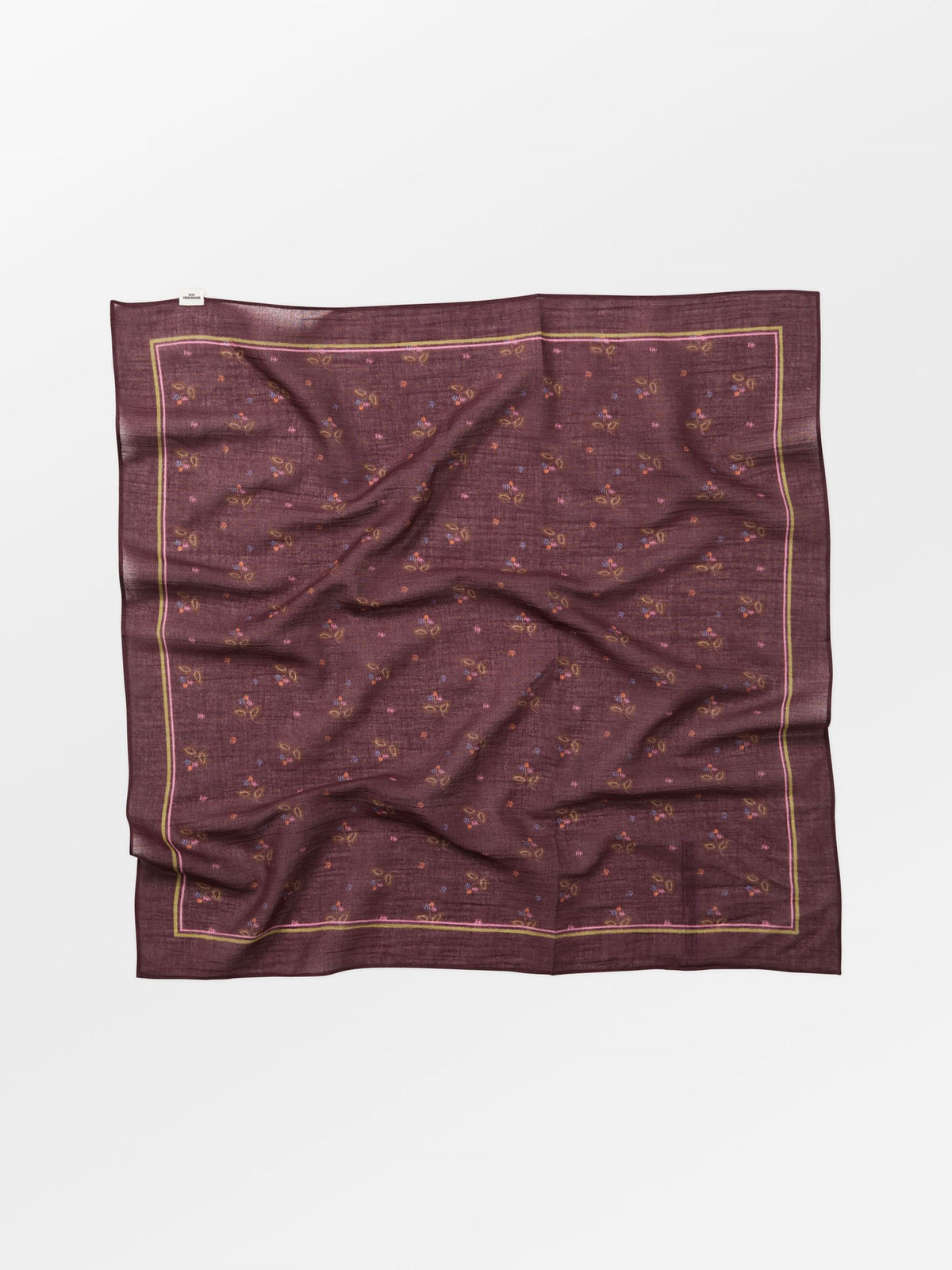 Becksöndergaard, Fiori Cotta Scarf - Vineyard Purple, onesize
