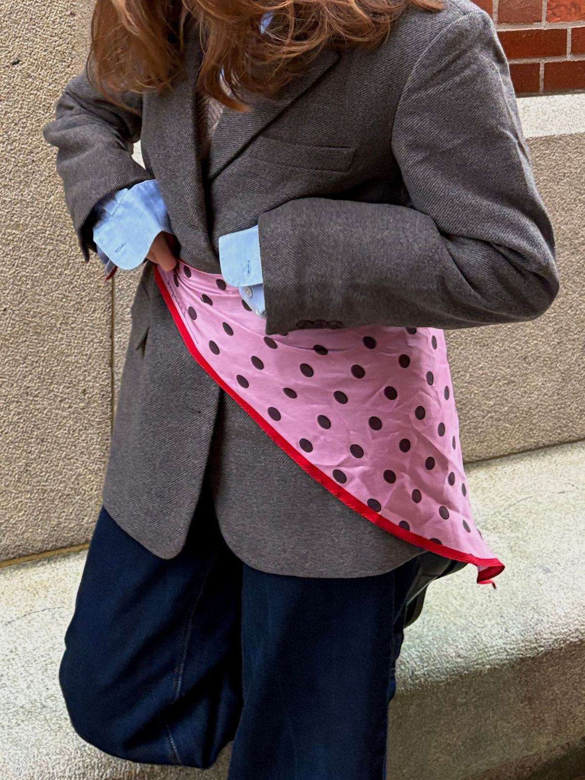 Polka Triangle Sia Scarf OneSize Becksöndergaard.se