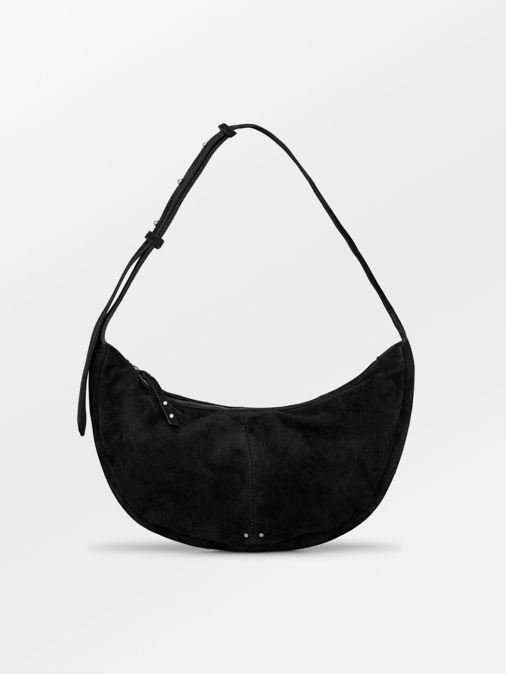 Becksöndergaard, Suede Moon Bag - Black, bags, bags, sale, bags