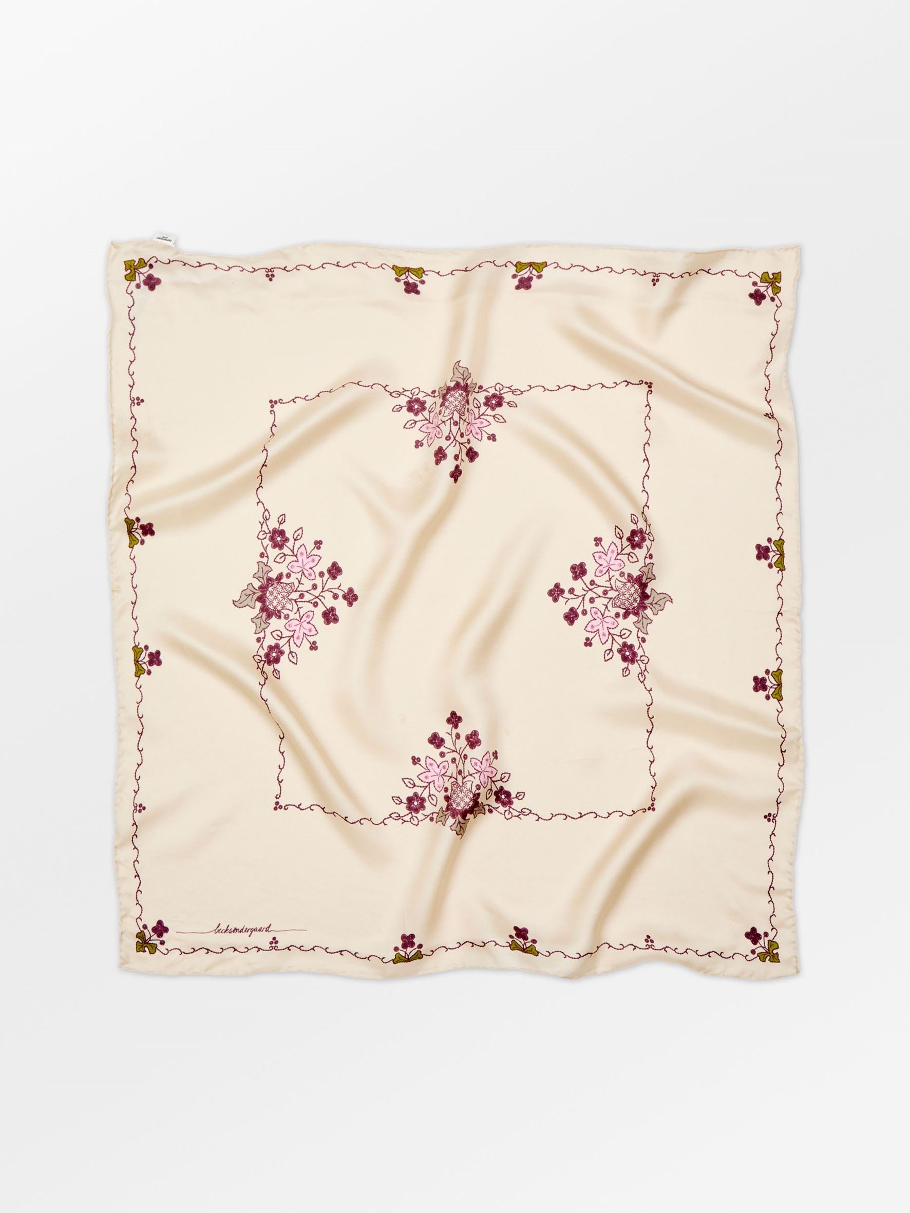 Becksöndergaard, Brodaria Sia Scarf - Birch White, scarves, scarves, scarves, scarves