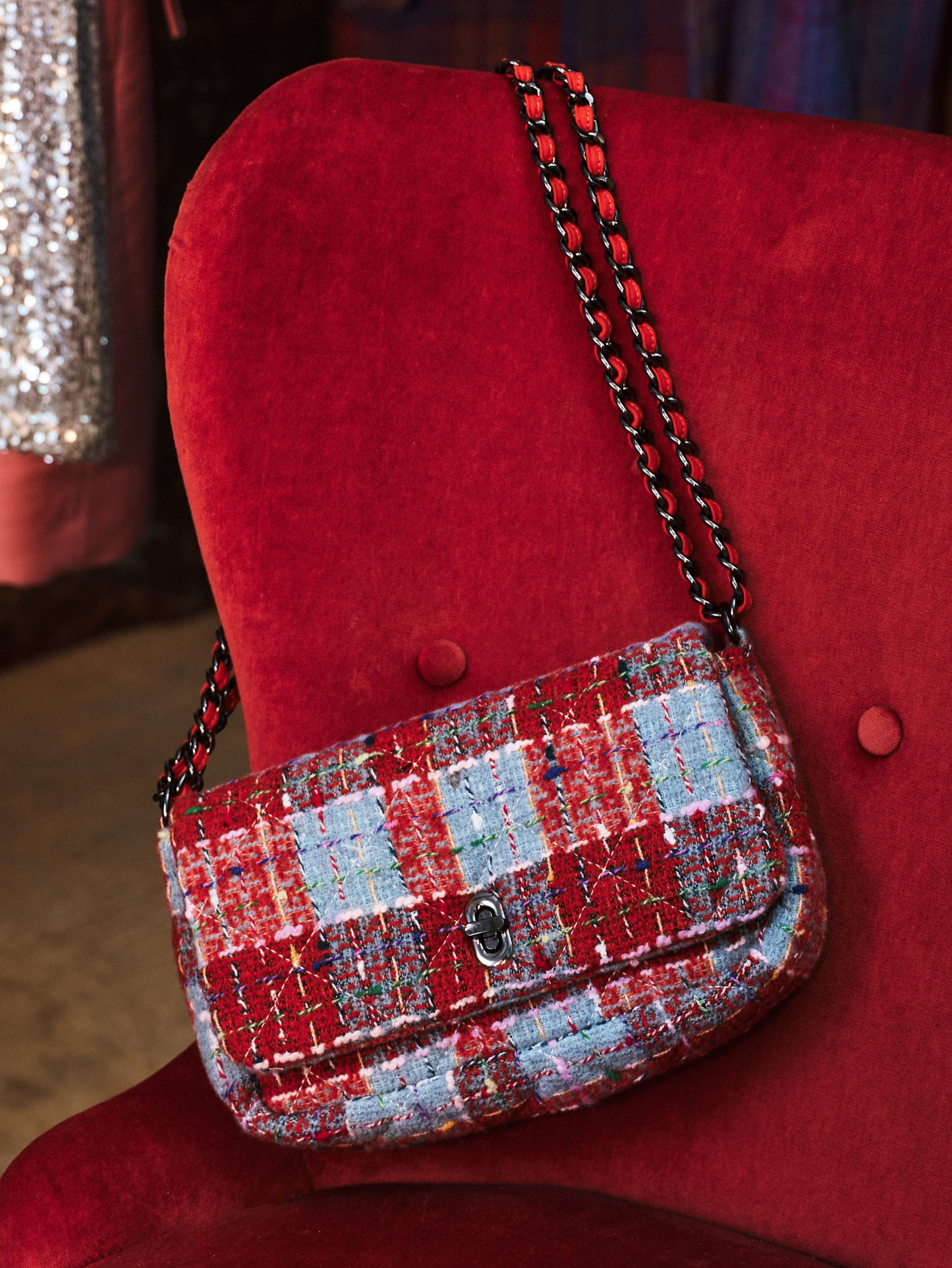 Becksöndergaard, Beau Checked Hollis Bag - Rooibos Orange, bags, bags, bags, bags, bags