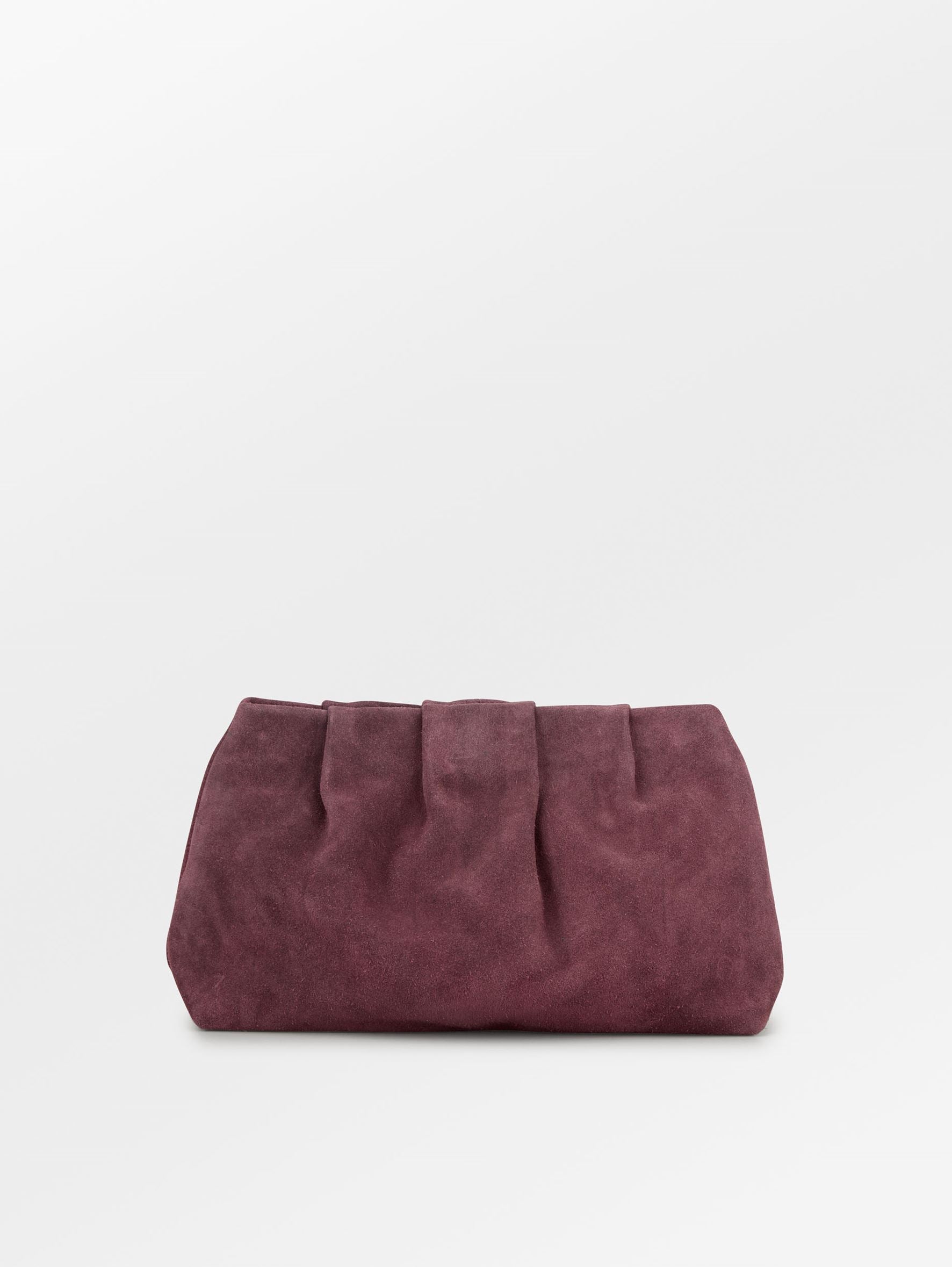 Suede Clutch Bag OneSize Becksöndergaard.se