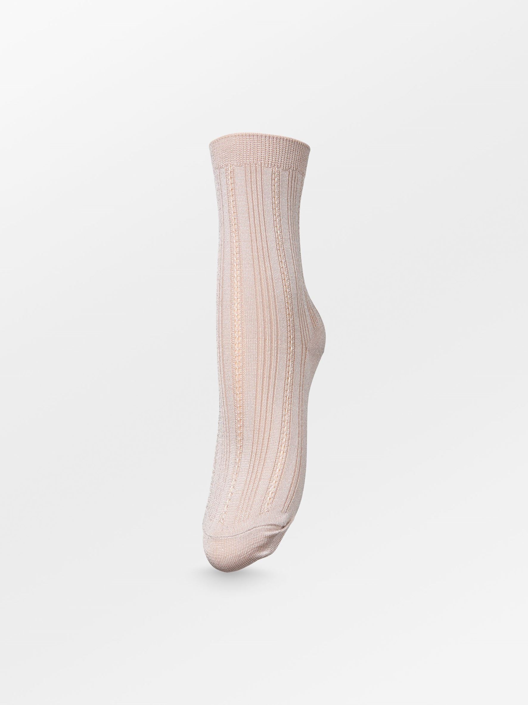 Glitter Drake Sock - Rosa Socks Becksöndergaard.se