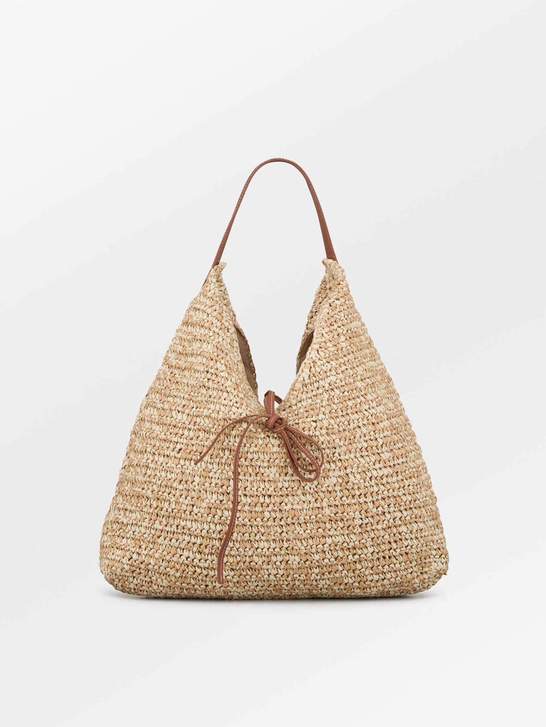 Paper Straw Siena Bag OneSize Becksöndergaard.se
