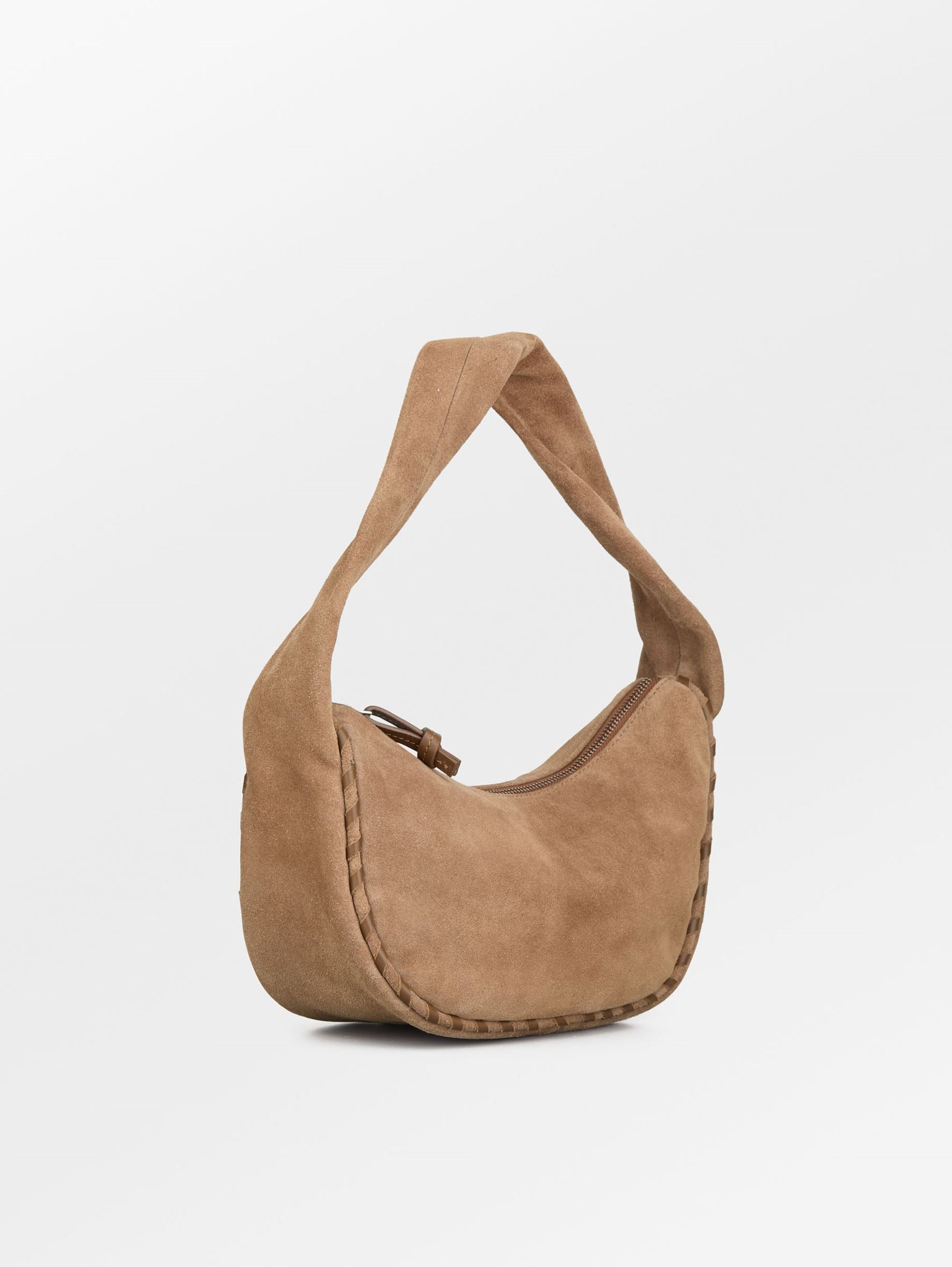 Suede Veg Talia Bag - Hazel Brown OneSize Becksöndergaard.se