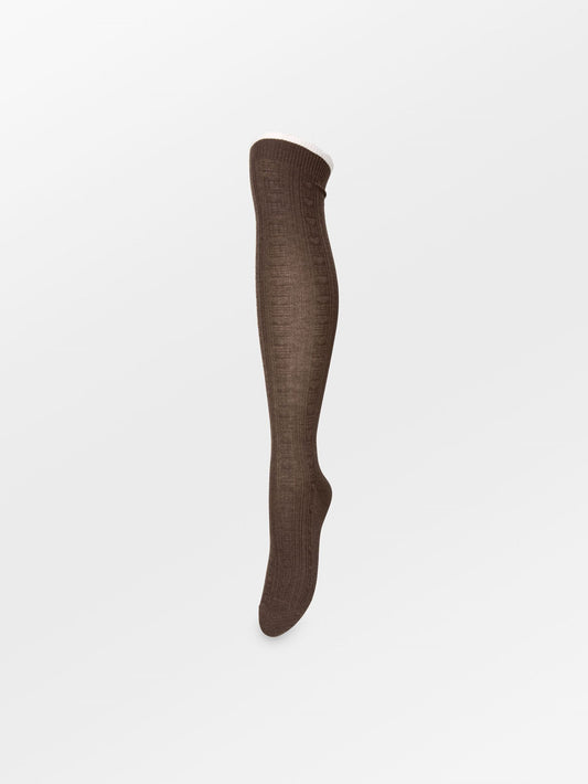 Scallop Knee Sock Socks Becksöndergaard.se