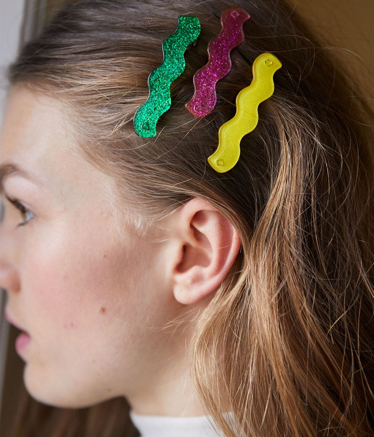 Gliz Wave Hair Clip OneSize Becksöndergaard.se