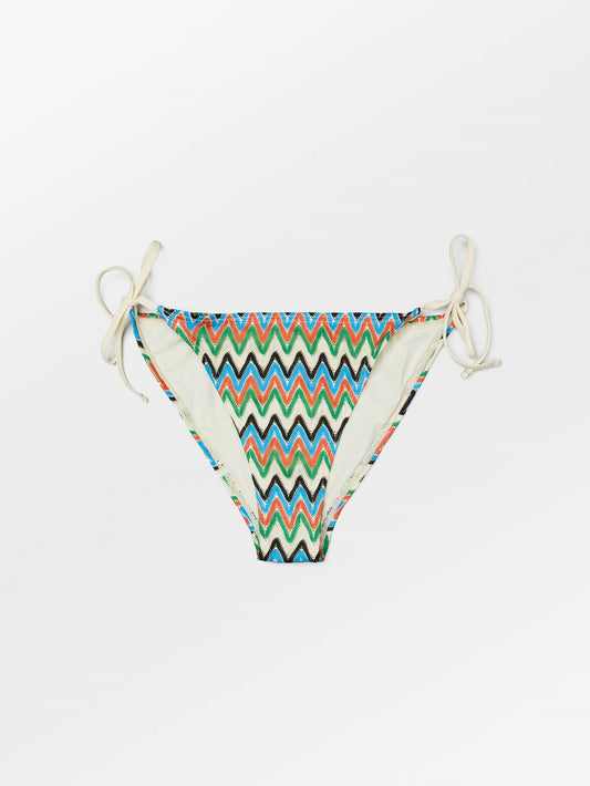Amber Bikini Bottom - Coral/Blue Clothing Becksöndergaard.se