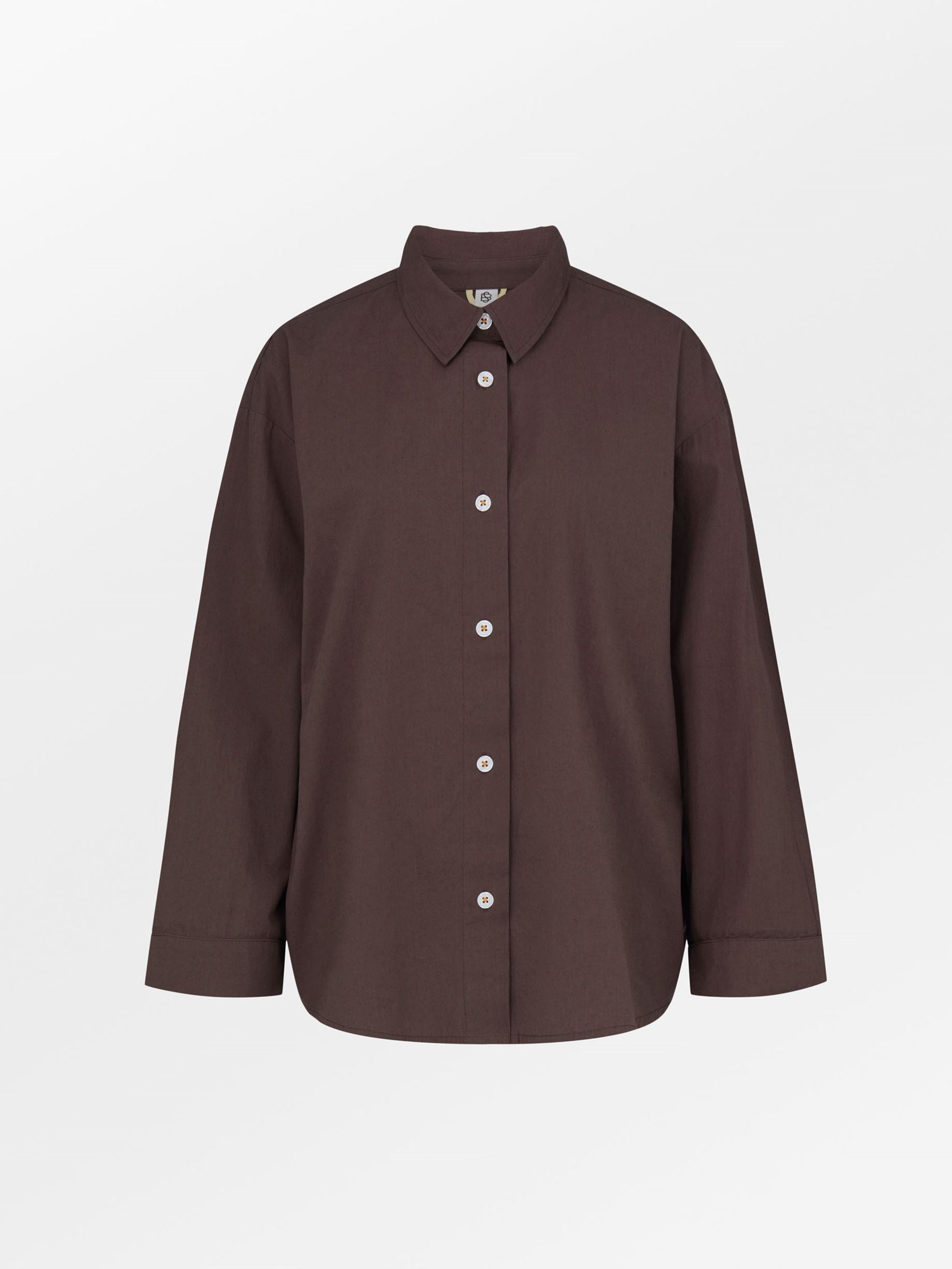 Solid Wide Shirt Clothing Becksöndergaard.se