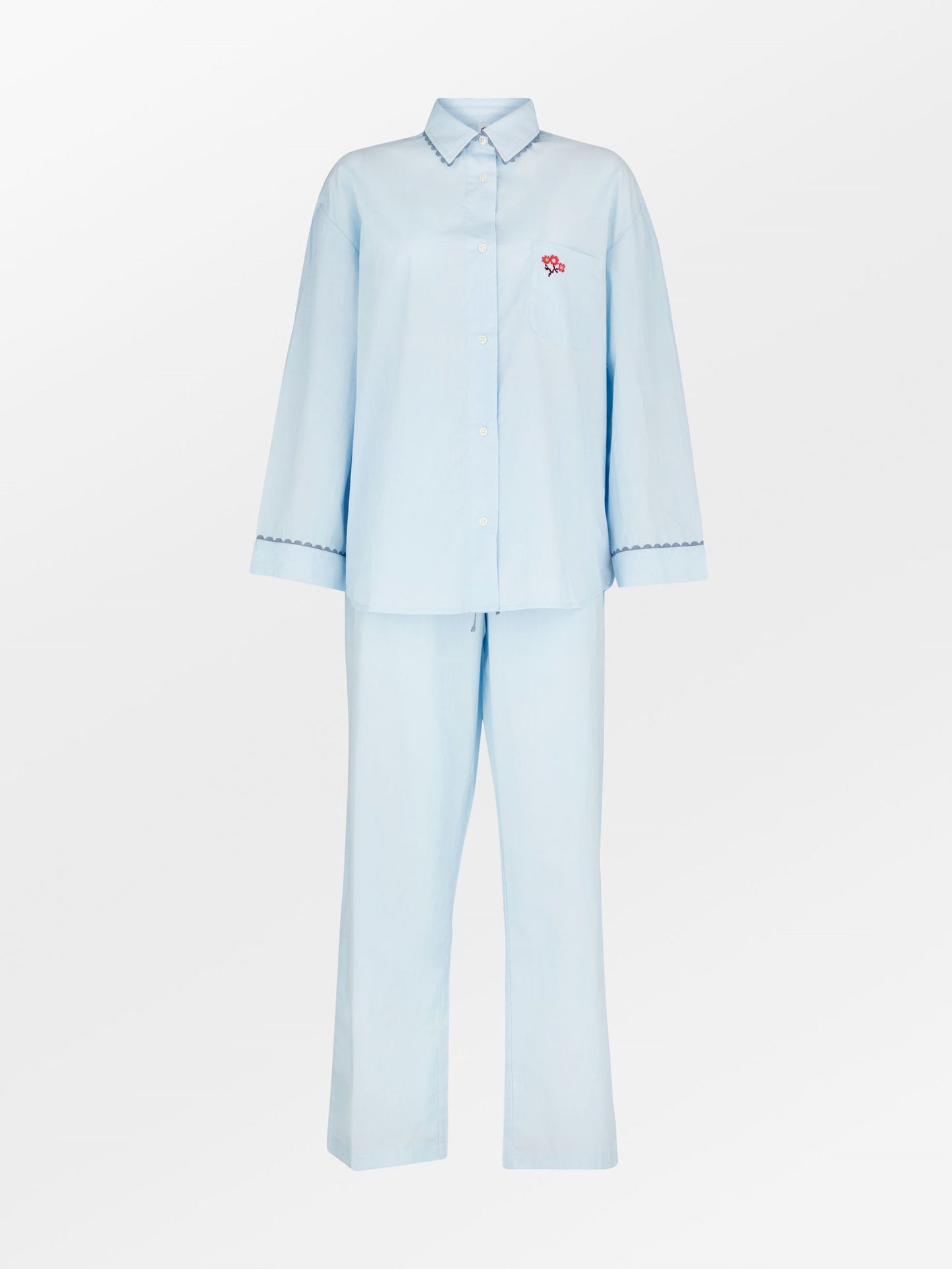 Scallop Flotile Pyjamas Shirt Clothing Becksöndergaard.se
