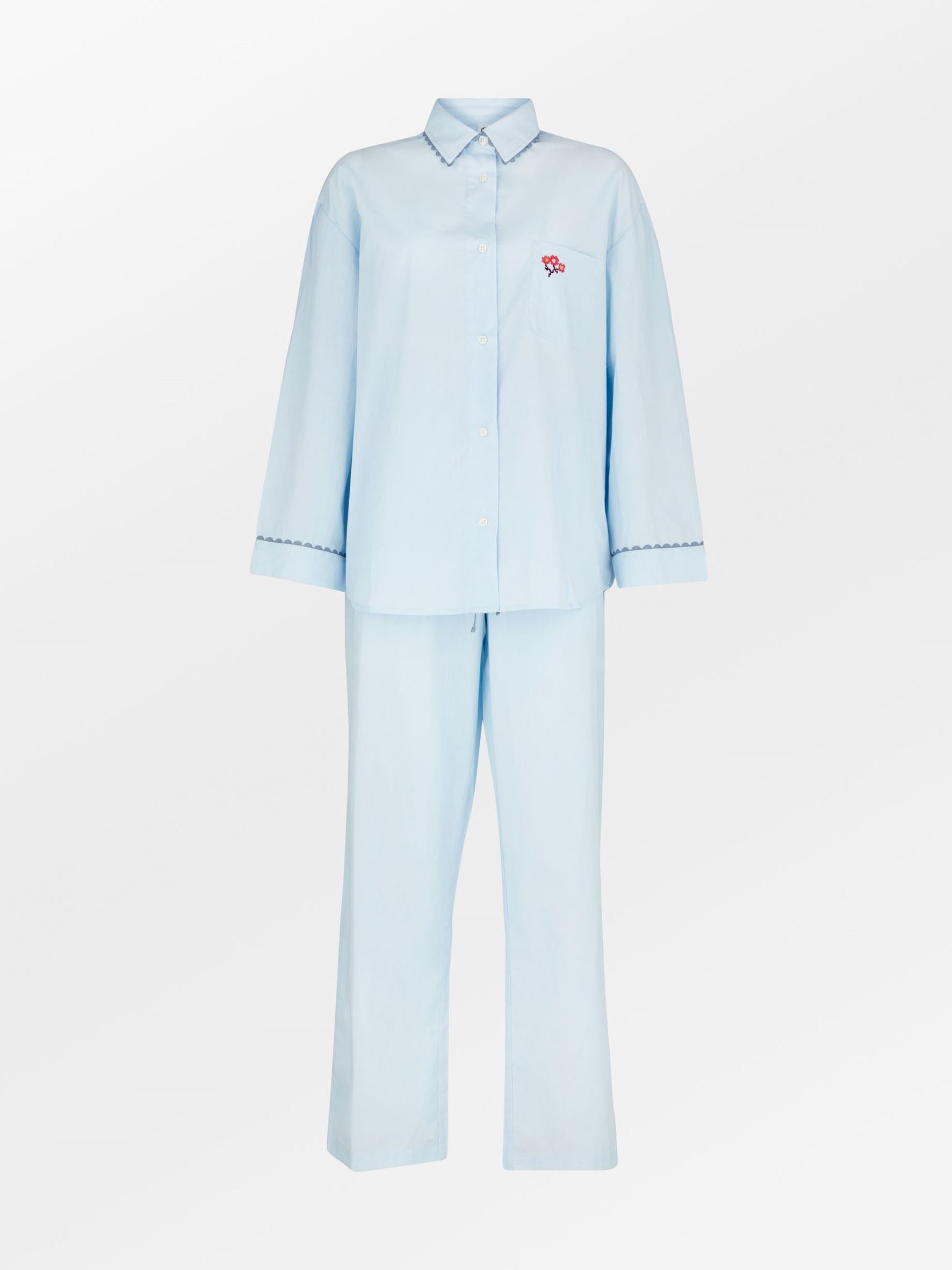 Scallop Flotile Pyjamas Shirt Clothing Becksöndergaard.se