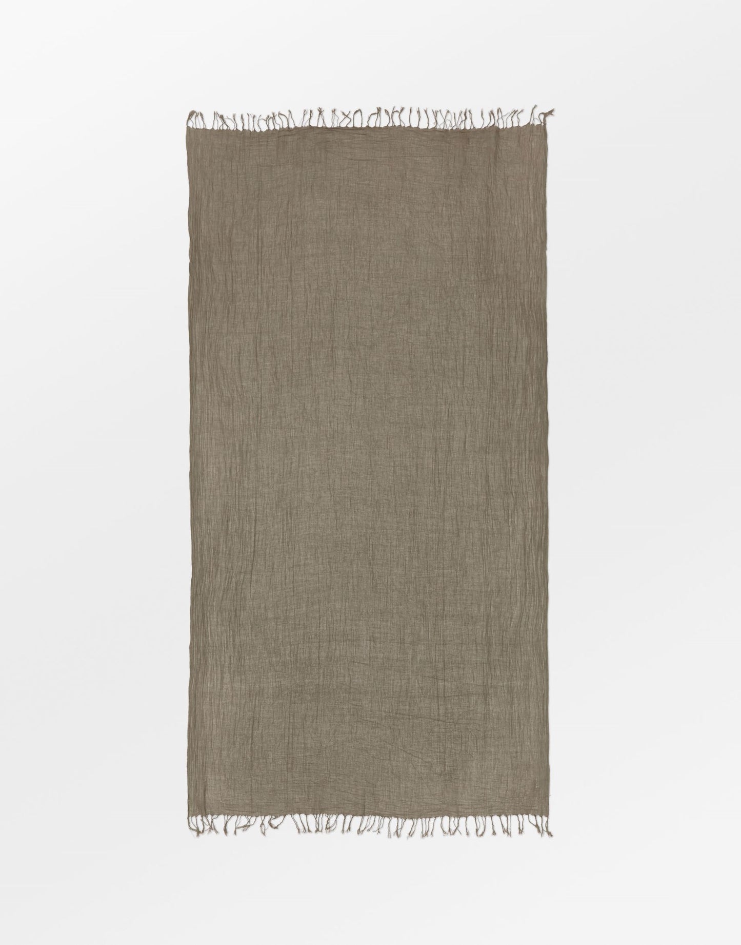 Solid Ilona Scarf - Brown OneSize Becksöndergaard.se