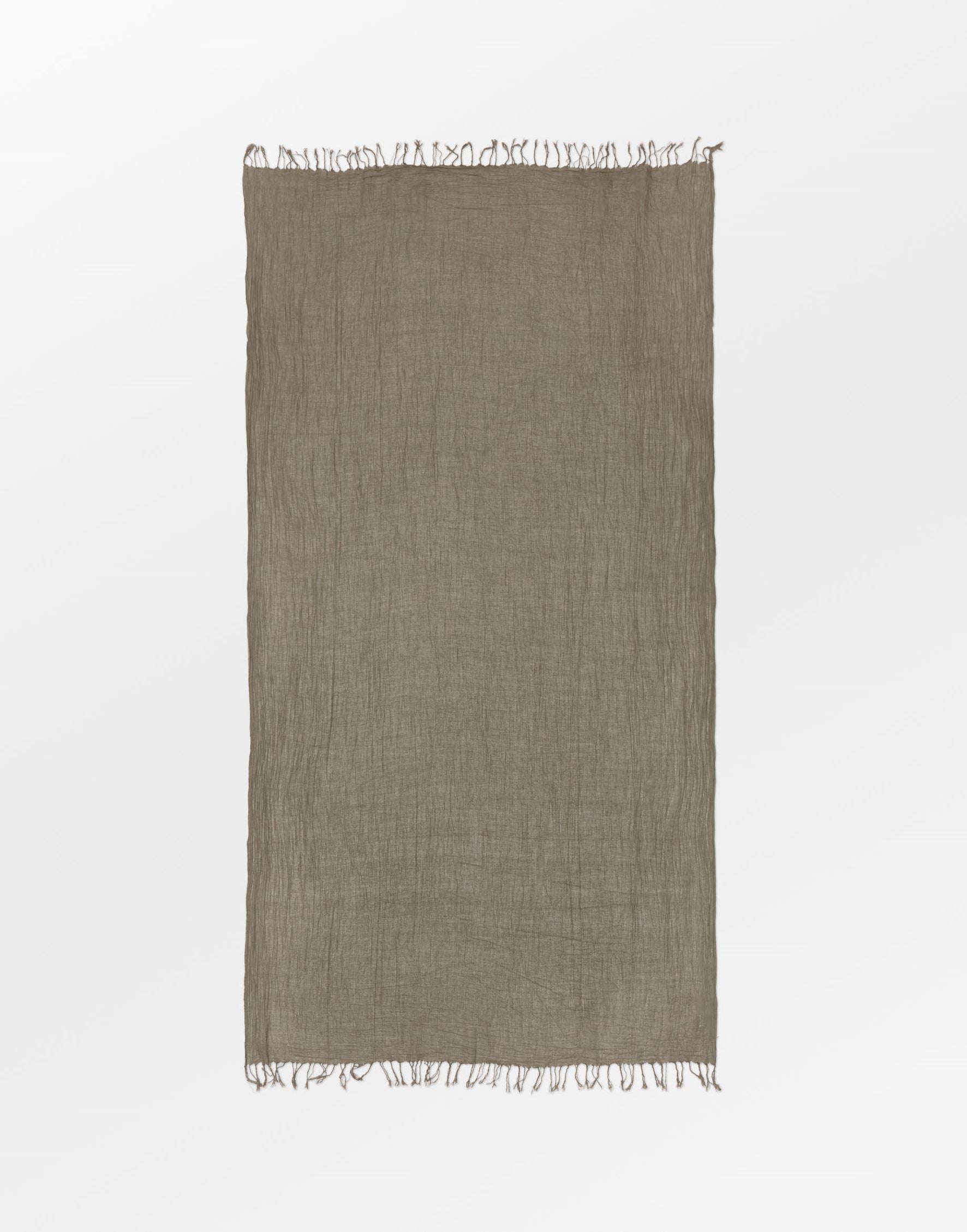 Solid Ilona Scarf - Brown OneSize Becksöndergaard.se