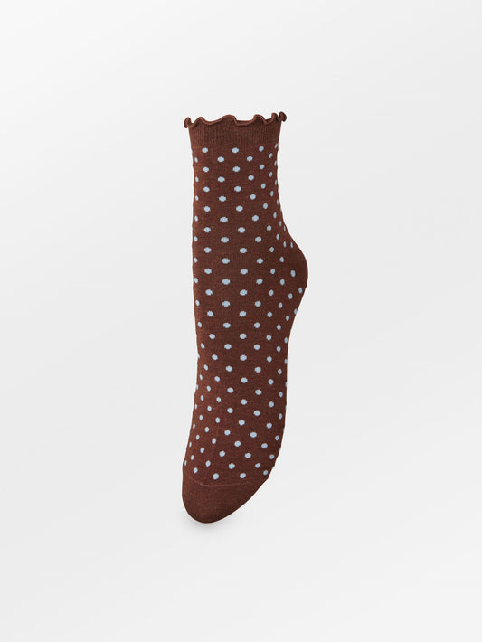 Dotted Frilla Short Sock Socks Becksöndergaard.se