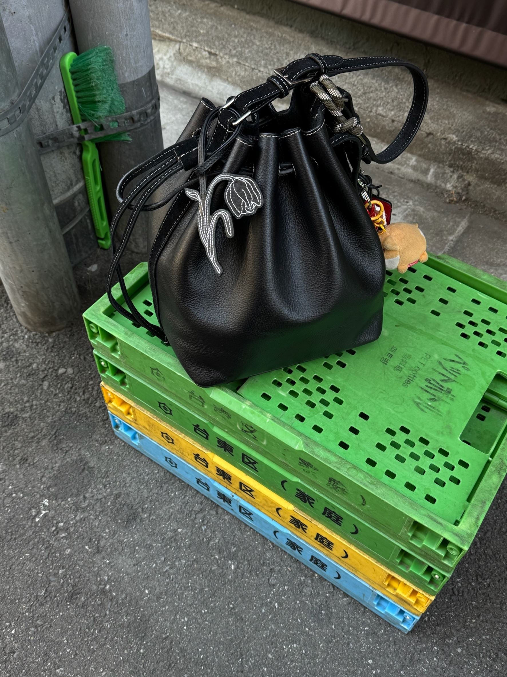 Smooth Bucket Bag OneSize Becksöndergaard.se