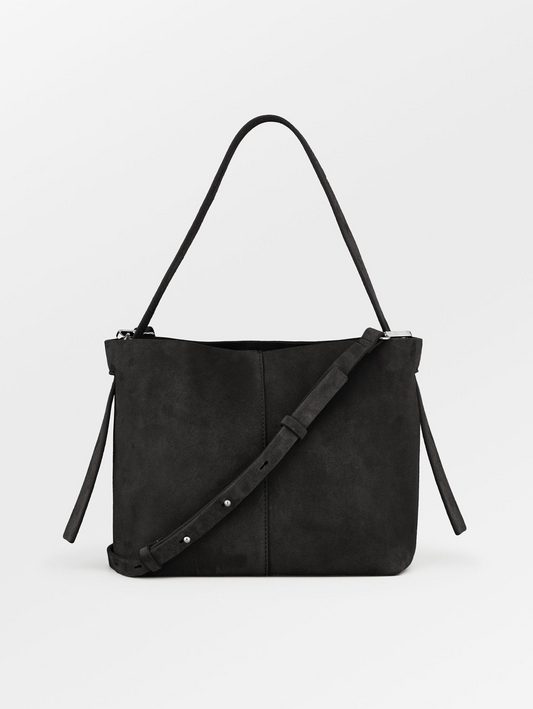 Suede Fraya Small Crossbody Bag - Black OneSize Becksöndergaard.se